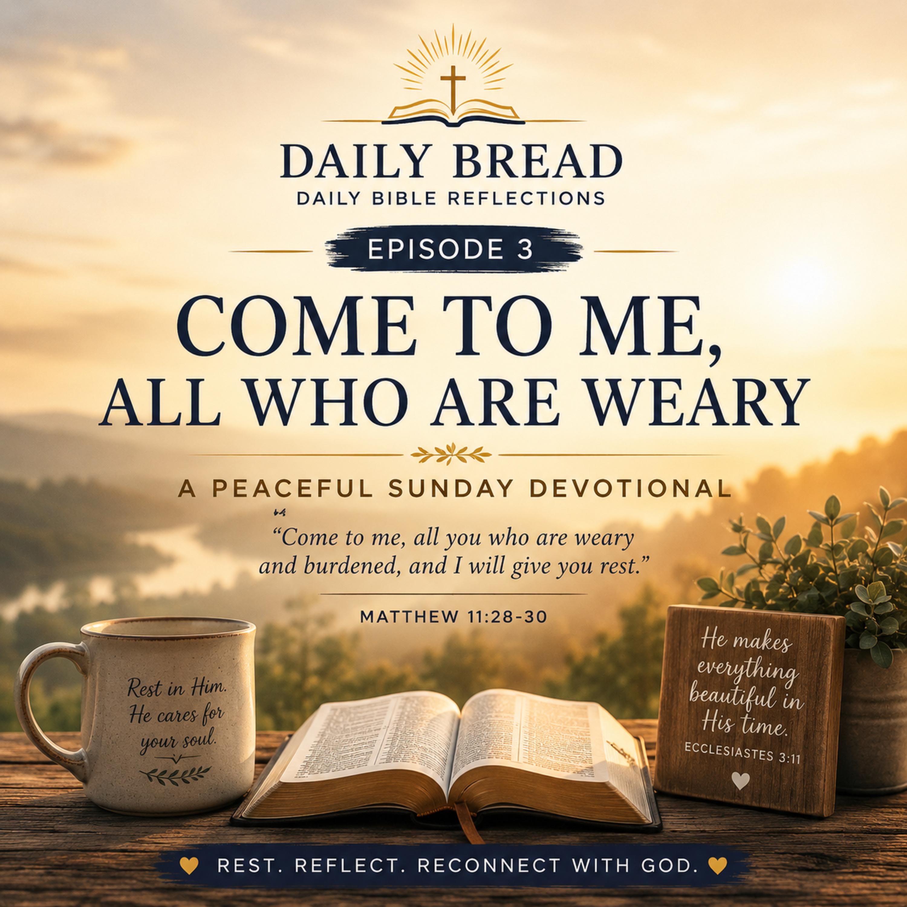Come to Me, All Who Are Weary (A Peaceful Sunday Devotional) episode artwork