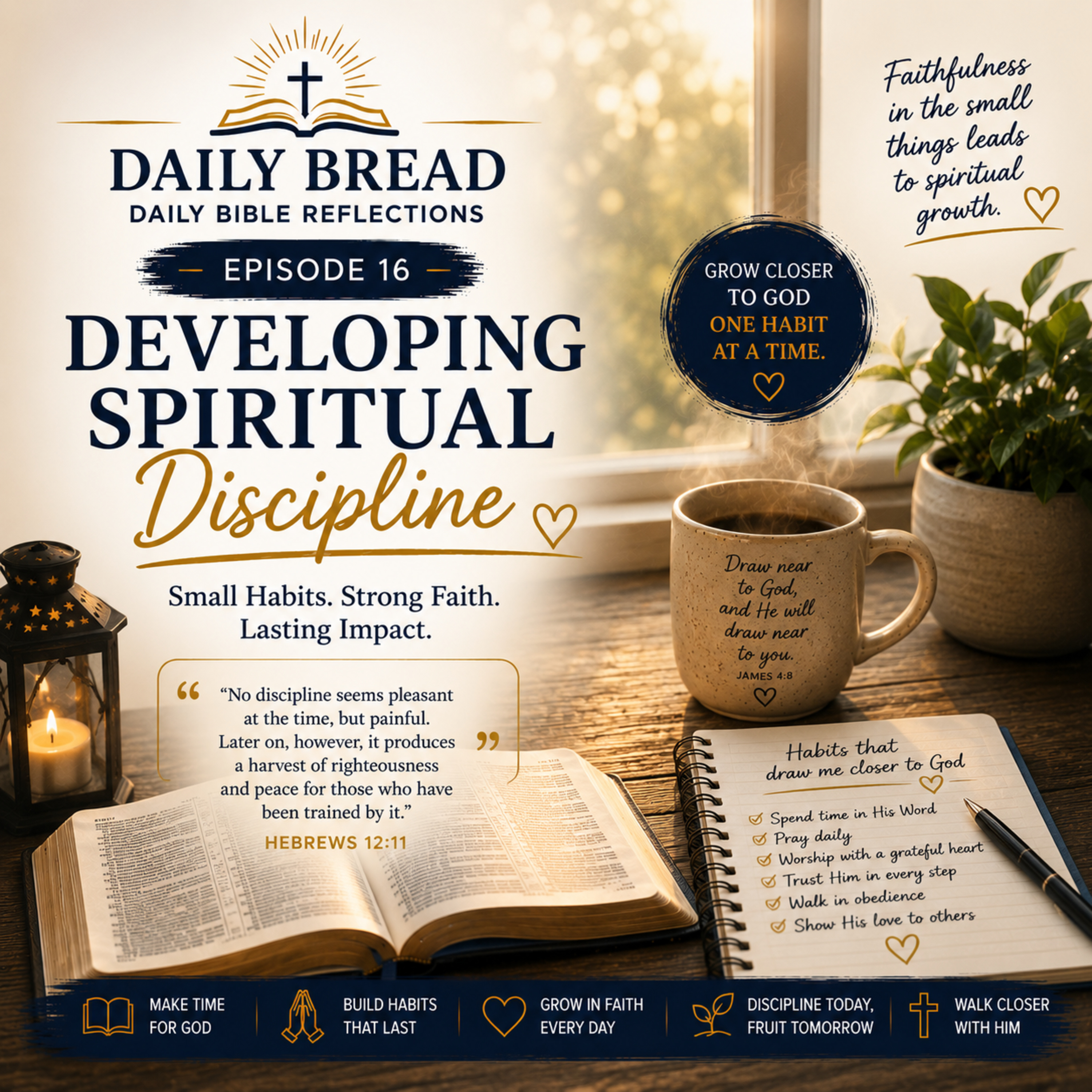 The Small Habits That Strengthen Your Faith episode artwork