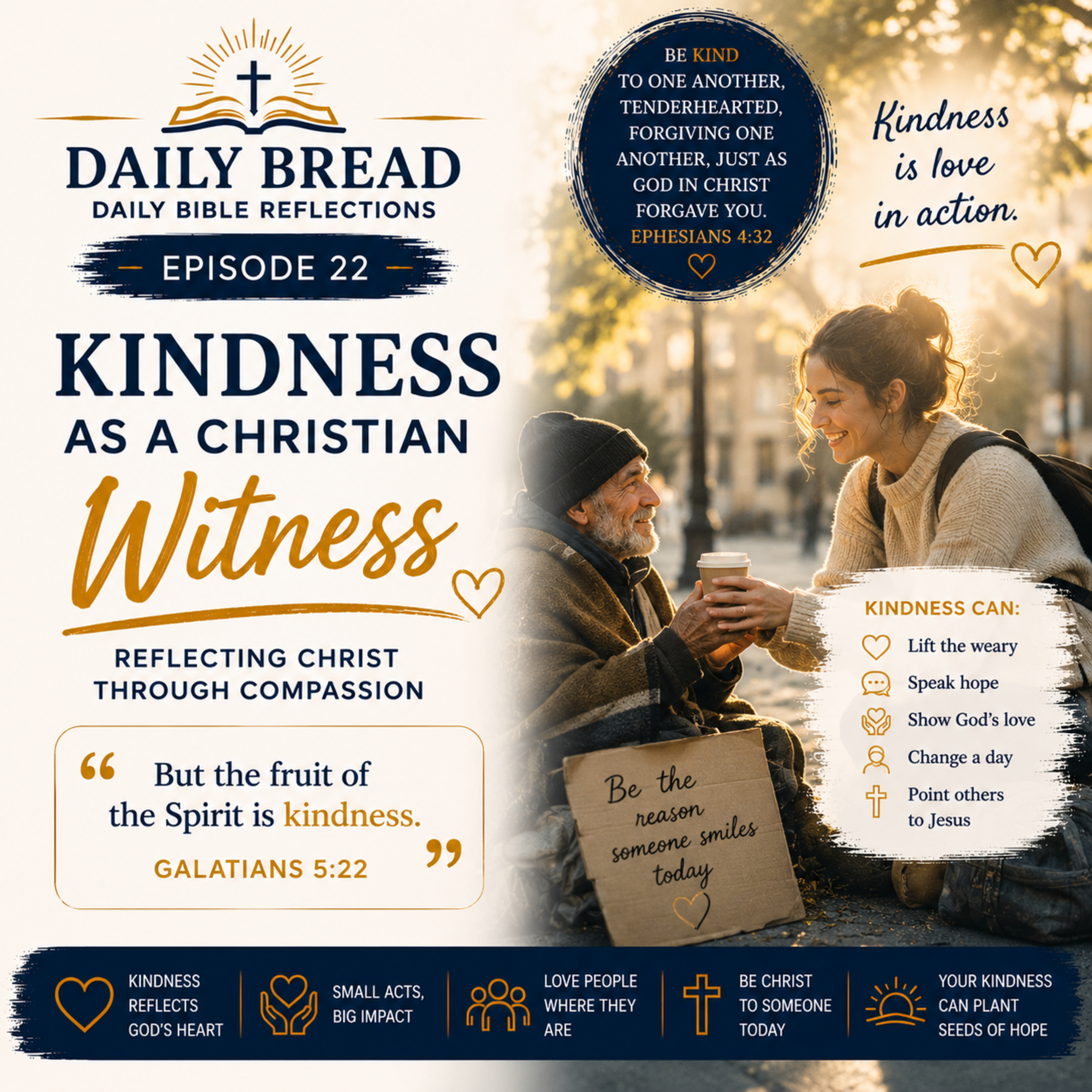 Kindness as a Christian Witness (Reflecting Christ Through Compassion) episode artwork