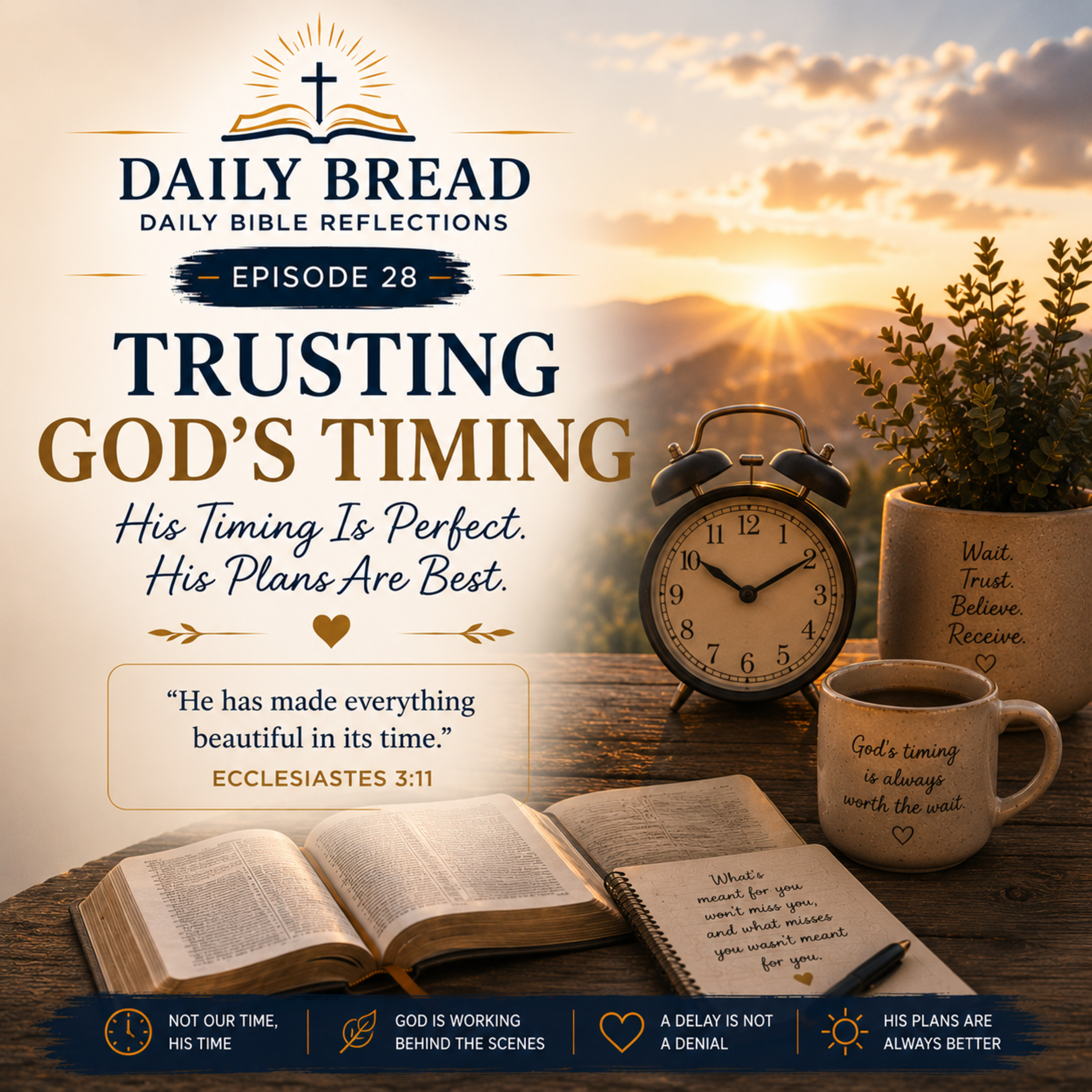 Trusting God's Timing (Learning to Wait with Faith) episode artwork
