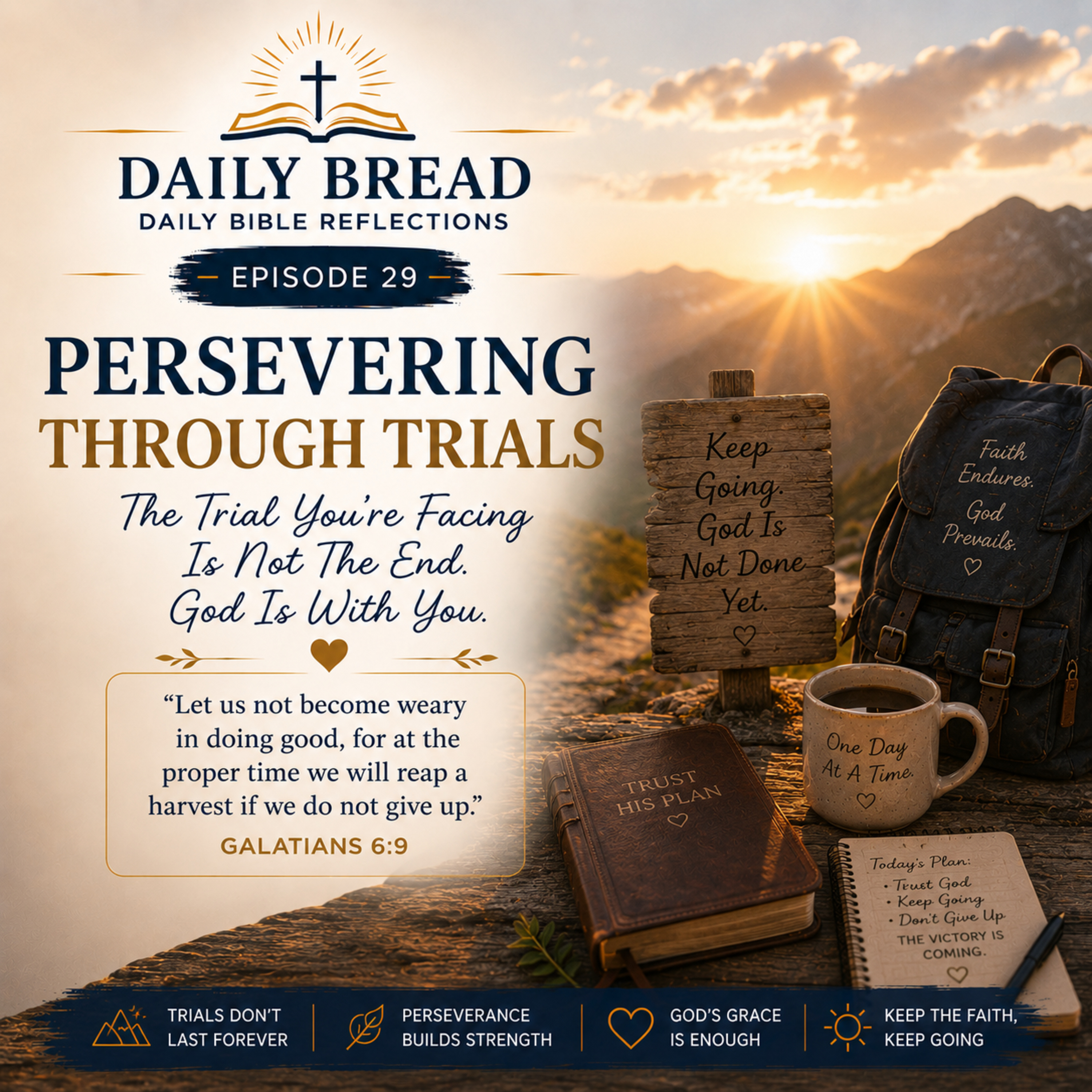 Persevering Through Trials (Strength for Difficult Seasons) episode artwork