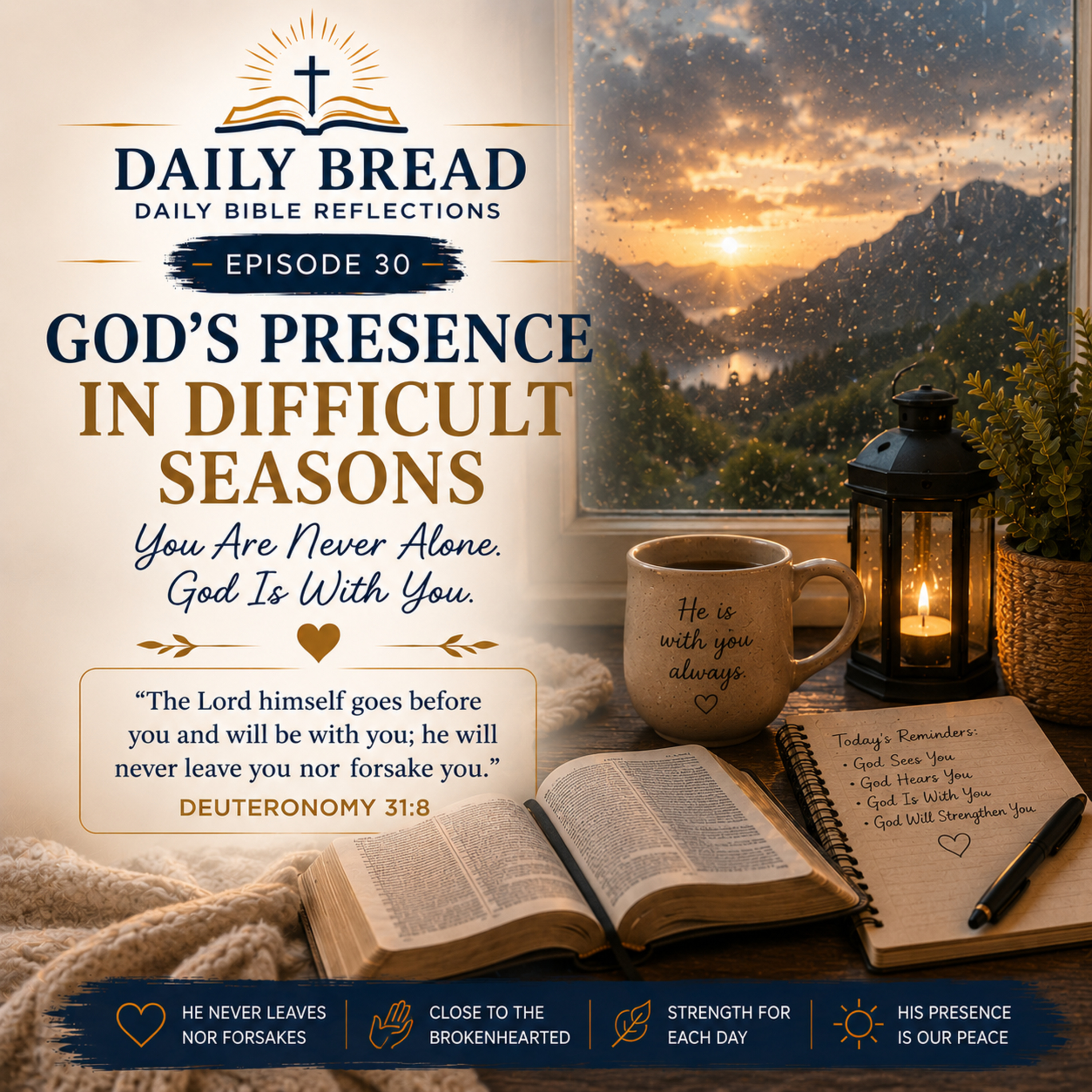 God's Presence in Difficult Seasons (You Are Never Alone) episode artwork