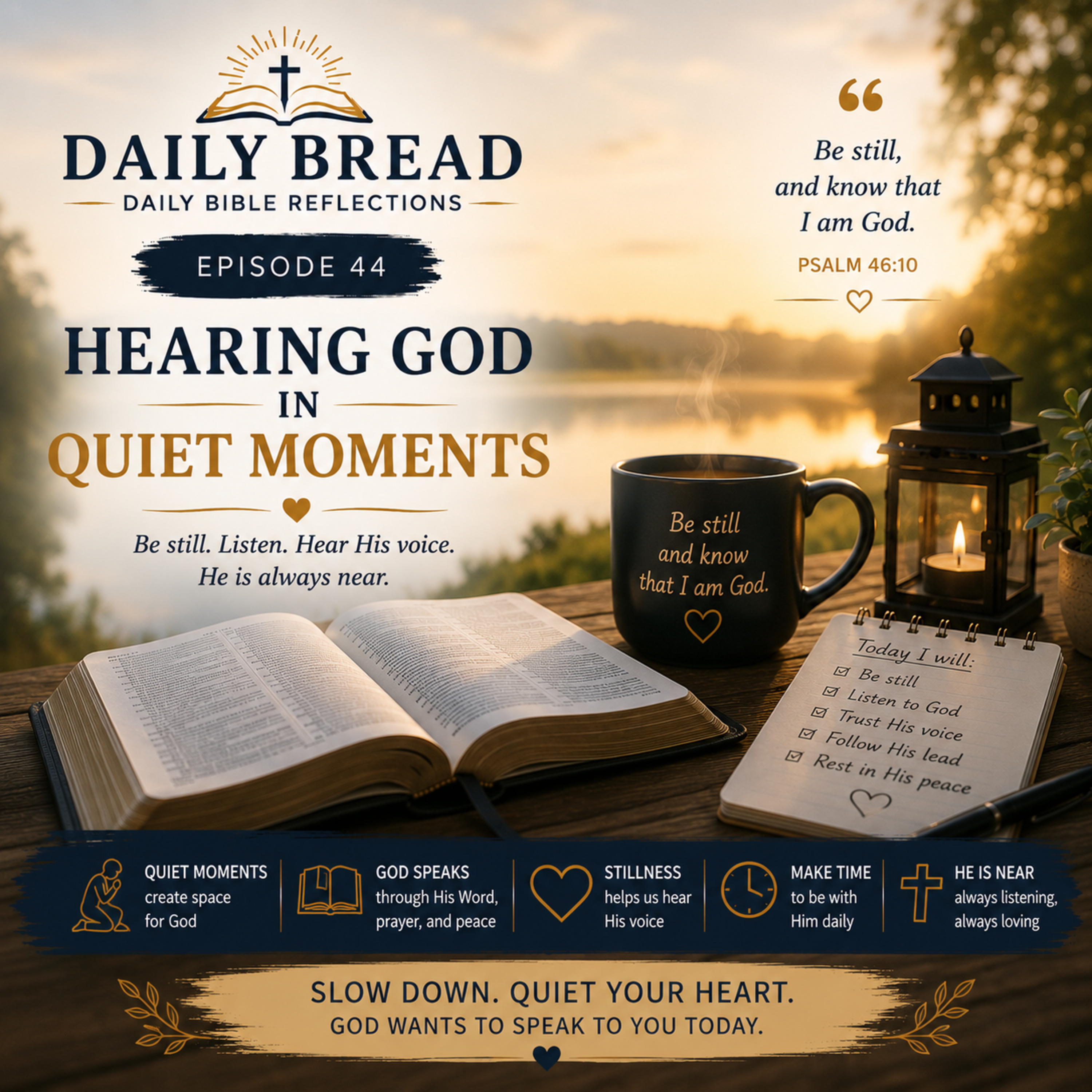 Hearing God in Quiet Moments episode artwork