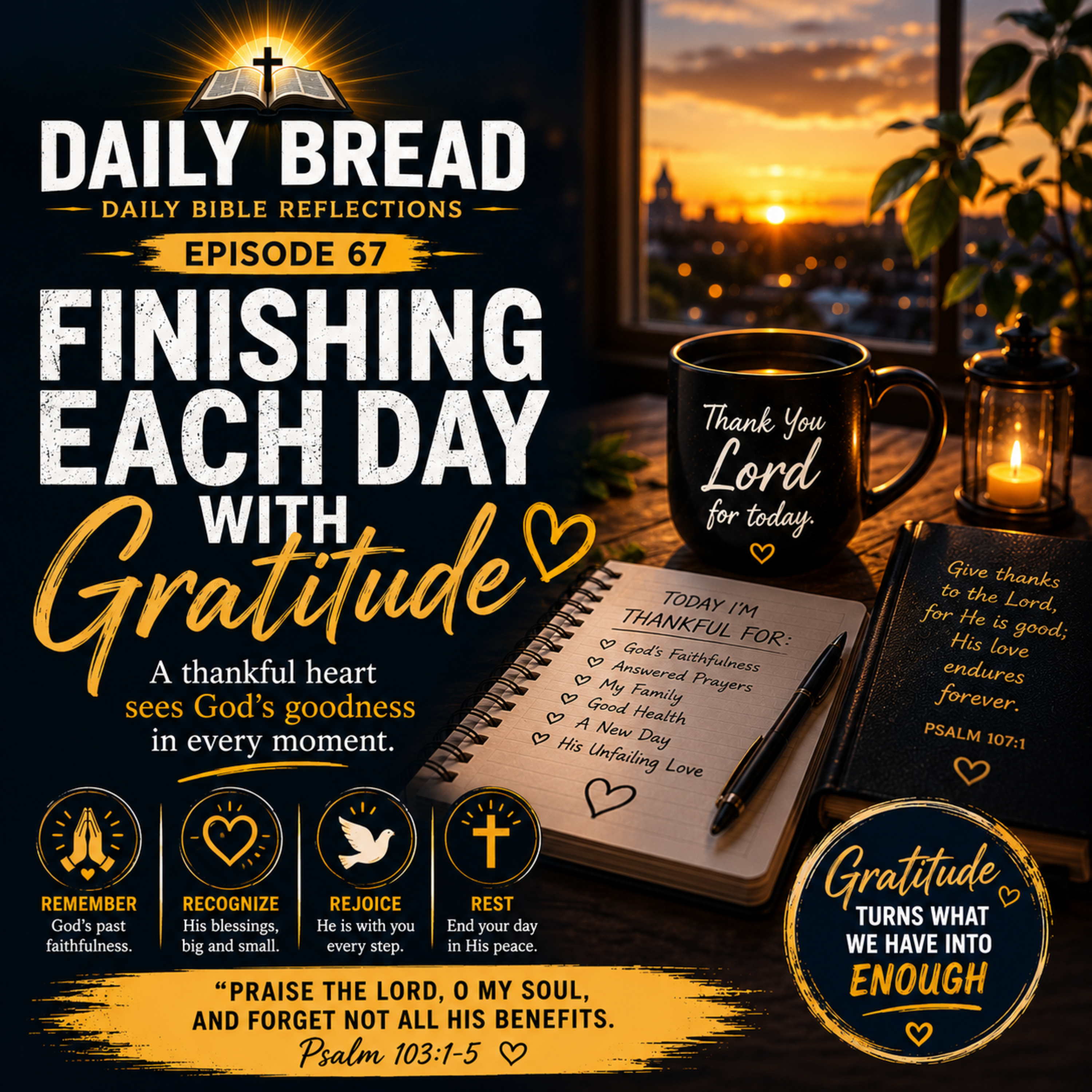 Finishing Each Day with Gratitude episode artwork