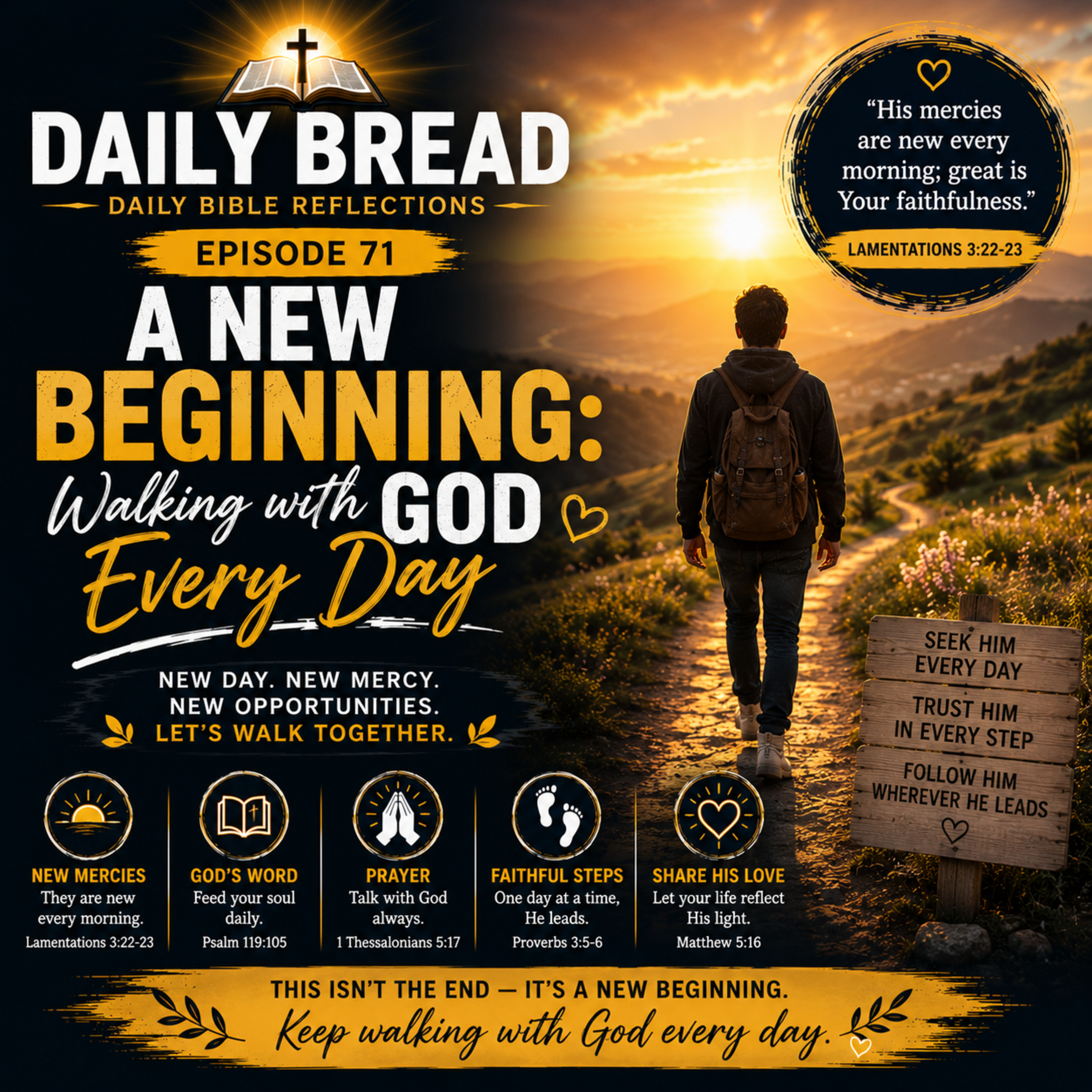 A New Beginning: Walking with God Every Day episode artwork