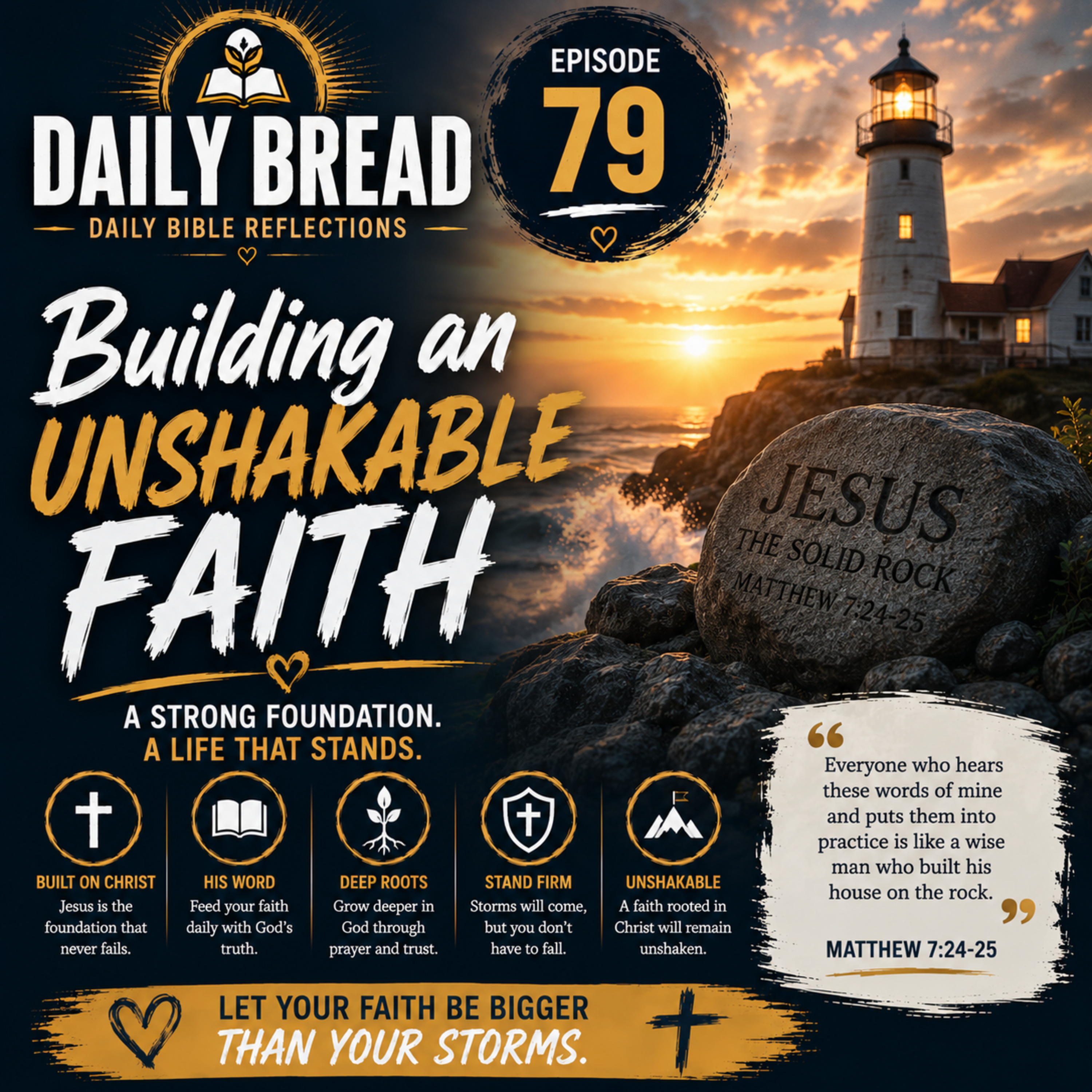 Building an Unshakable Faith episode artwork