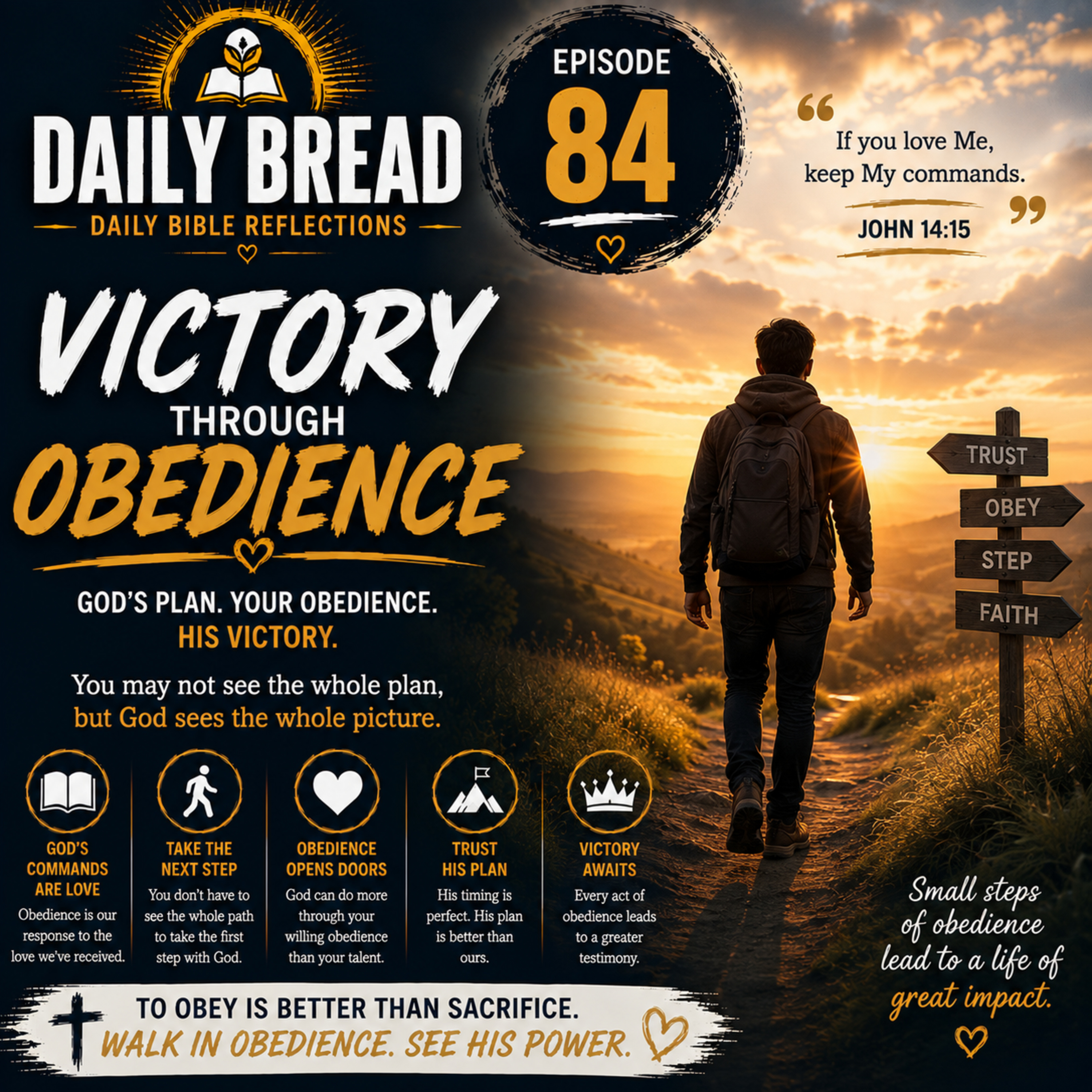 Victory Through Obedience episode artwork
