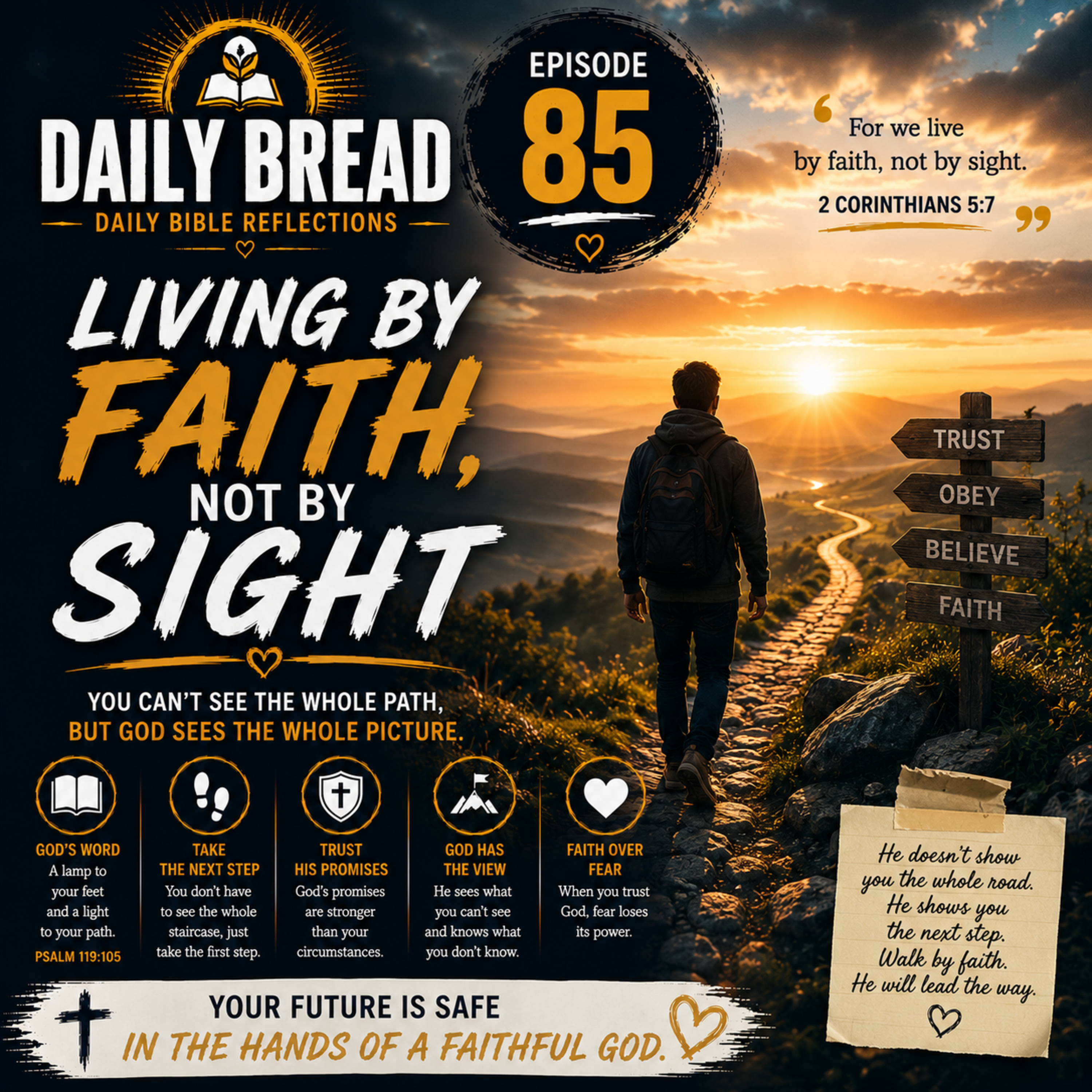 Living by Faith, Not by Sight episode artwork