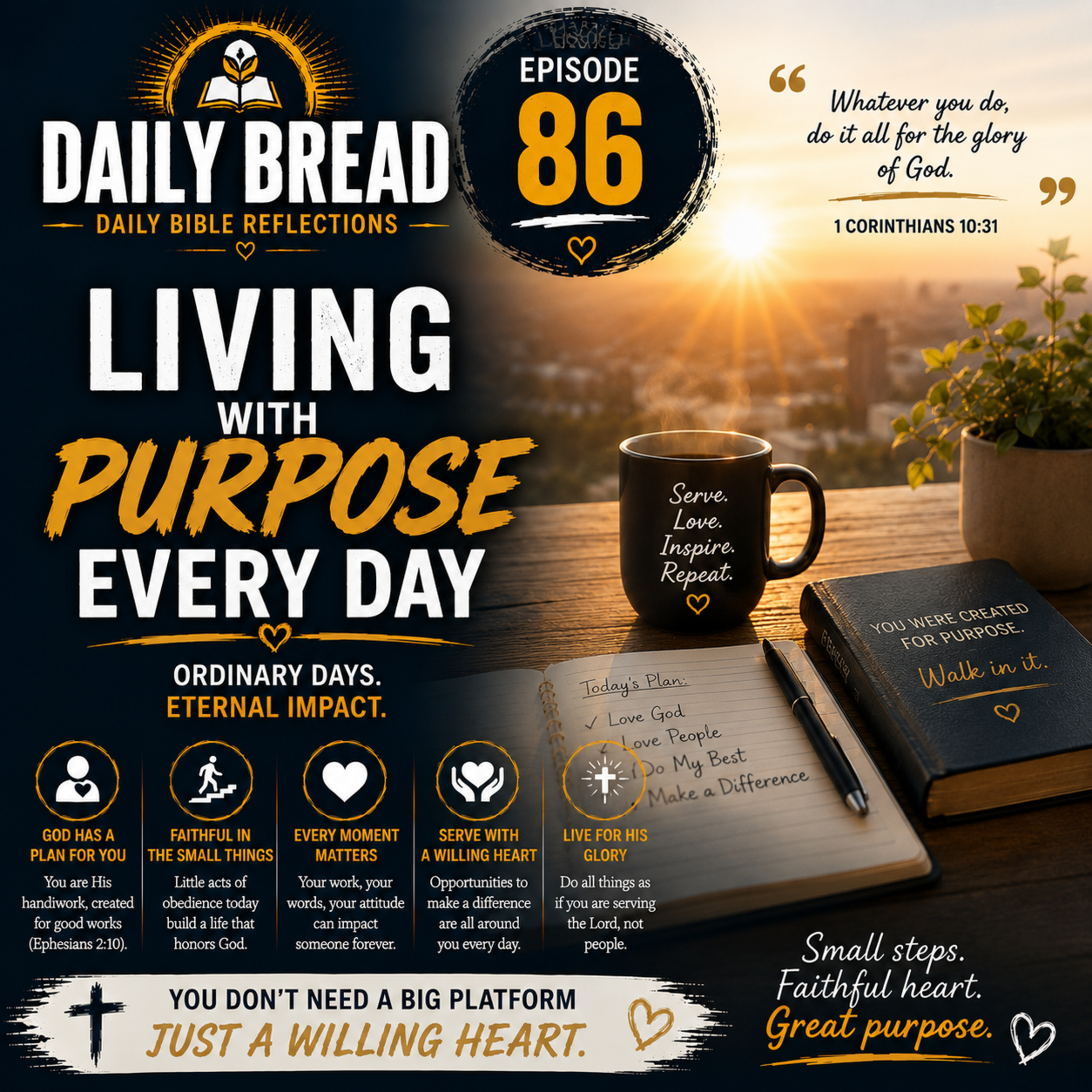 Living with Purpose Every Day episode artwork