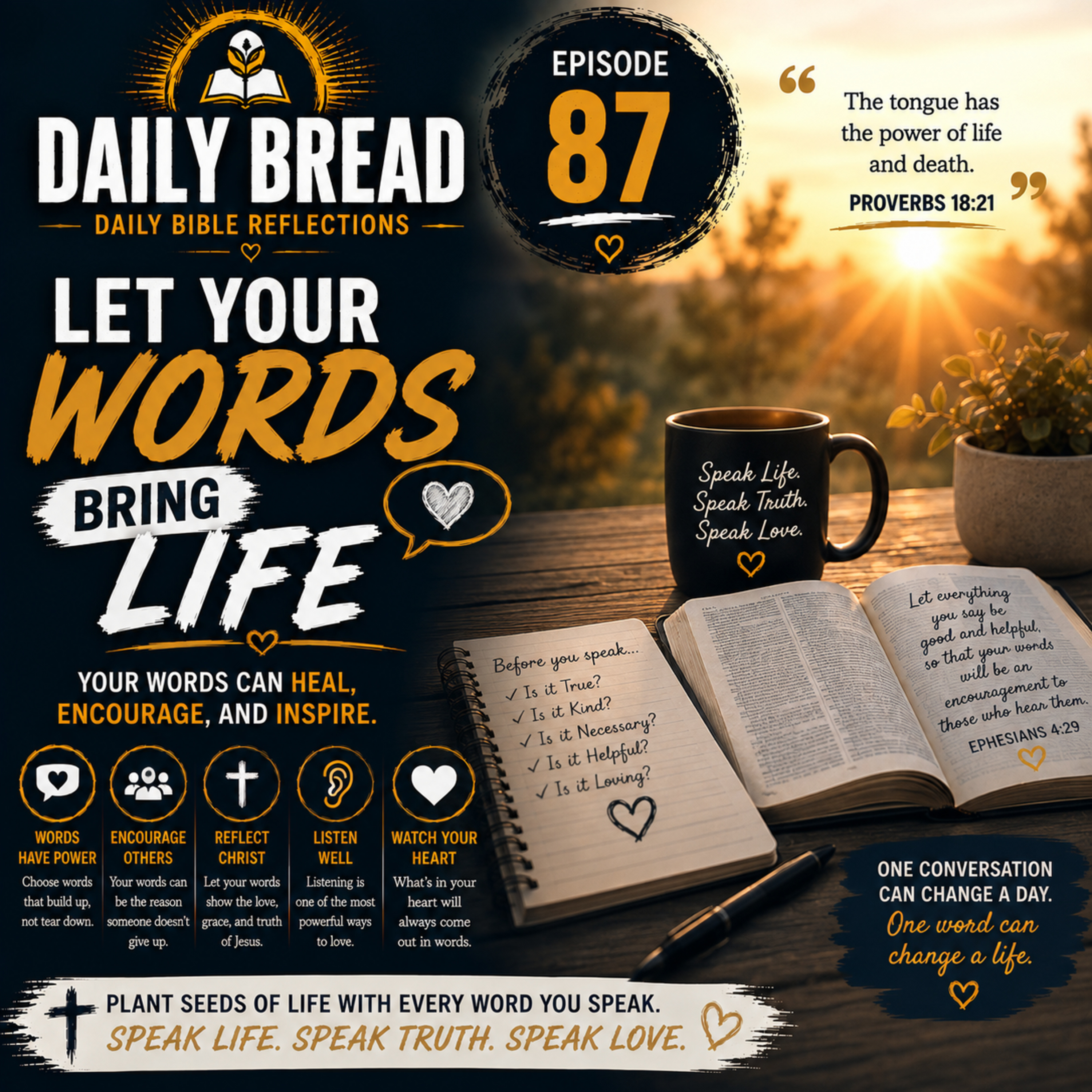 Let Your Words Bring Life episode artwork