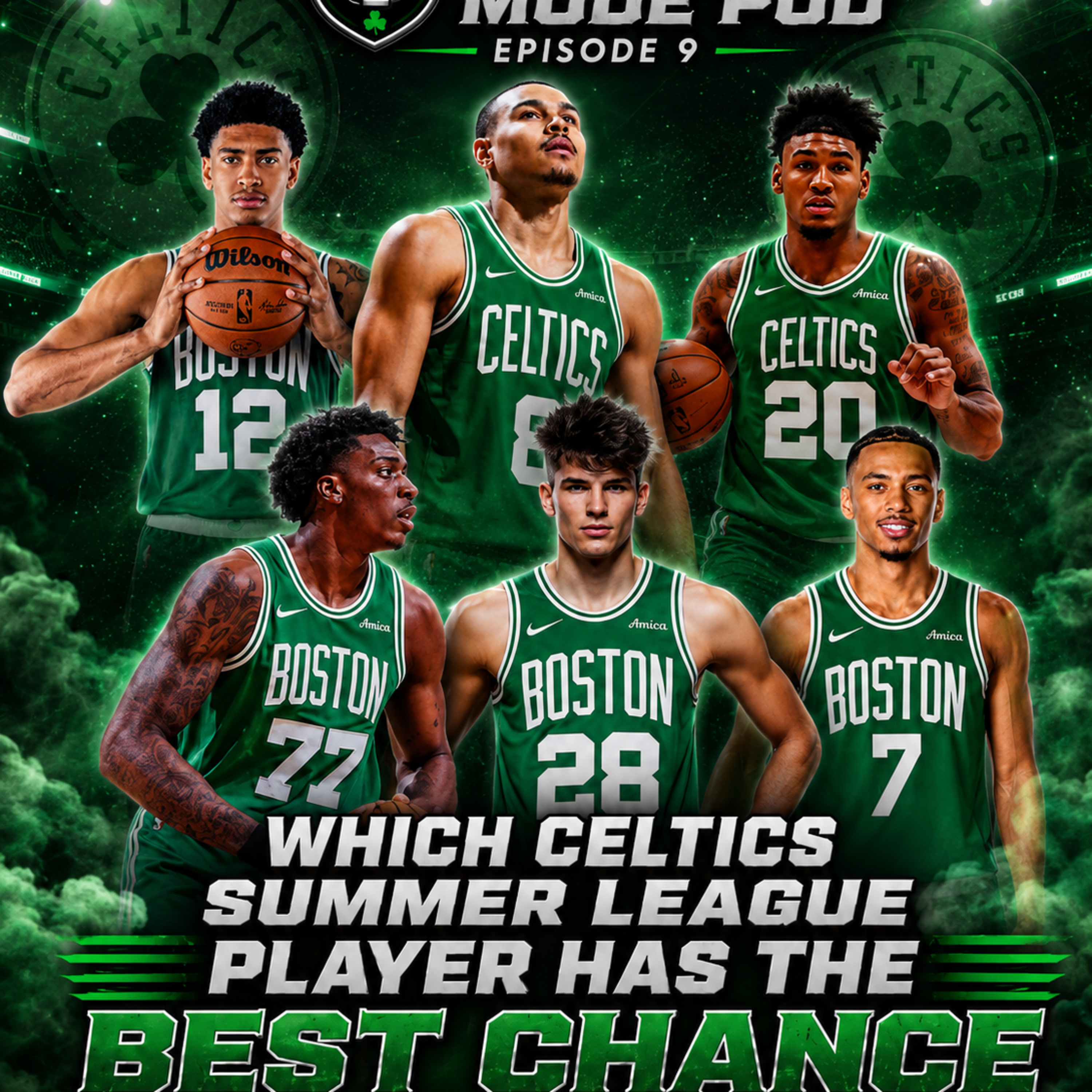 The Clutch Mode Podcast Episode 9 - Which Celtics Summer League Player Has the Best Chance to Earn Regular Season Minutes? episode artwork