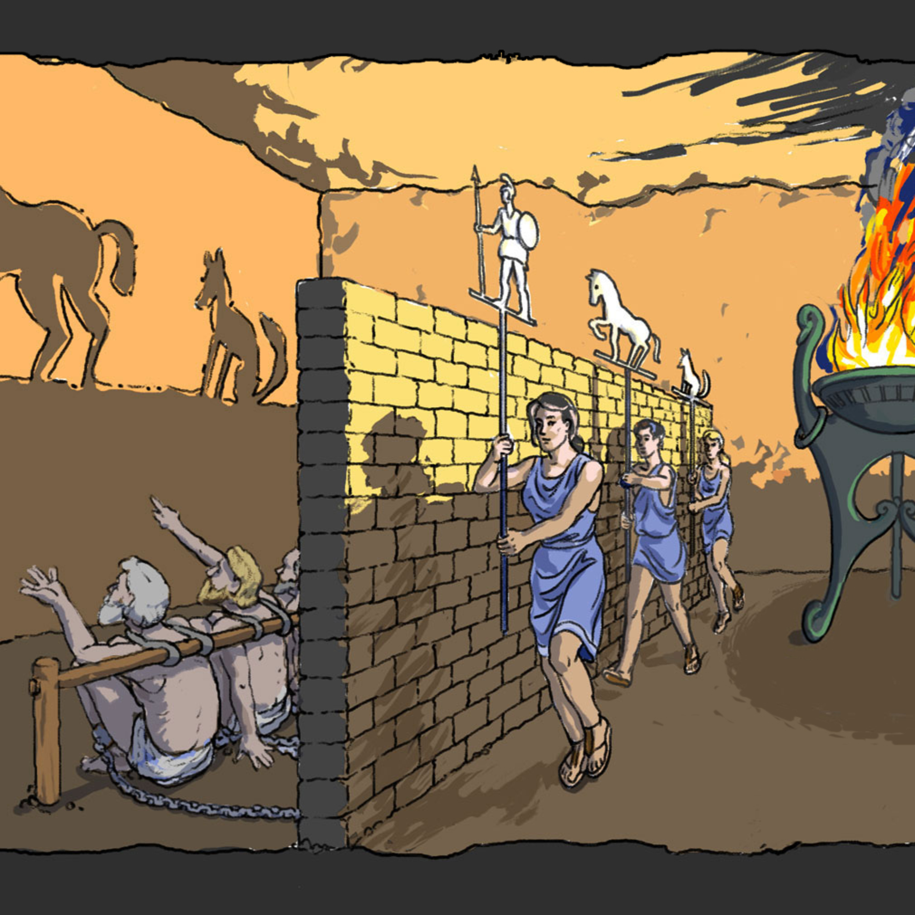 The Trial of Socrates and Plato's Allegory of the Cave