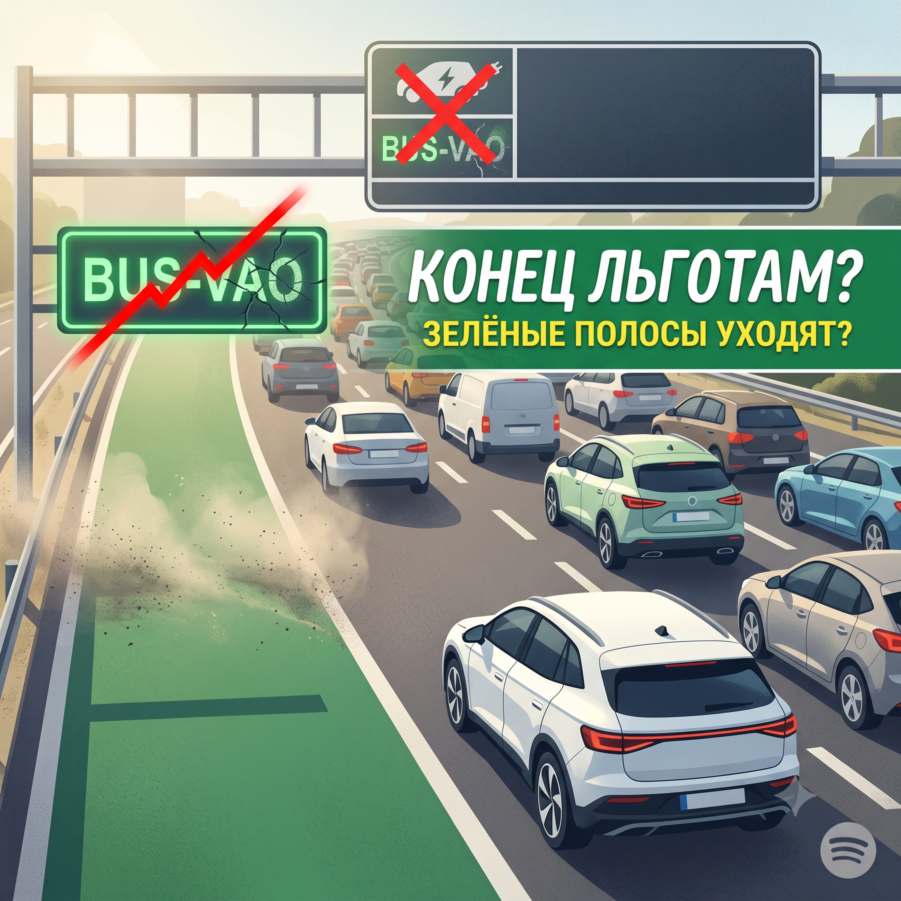 Электромобили в Испании теряют суперсилу: пробки теперь для всех episode artwork