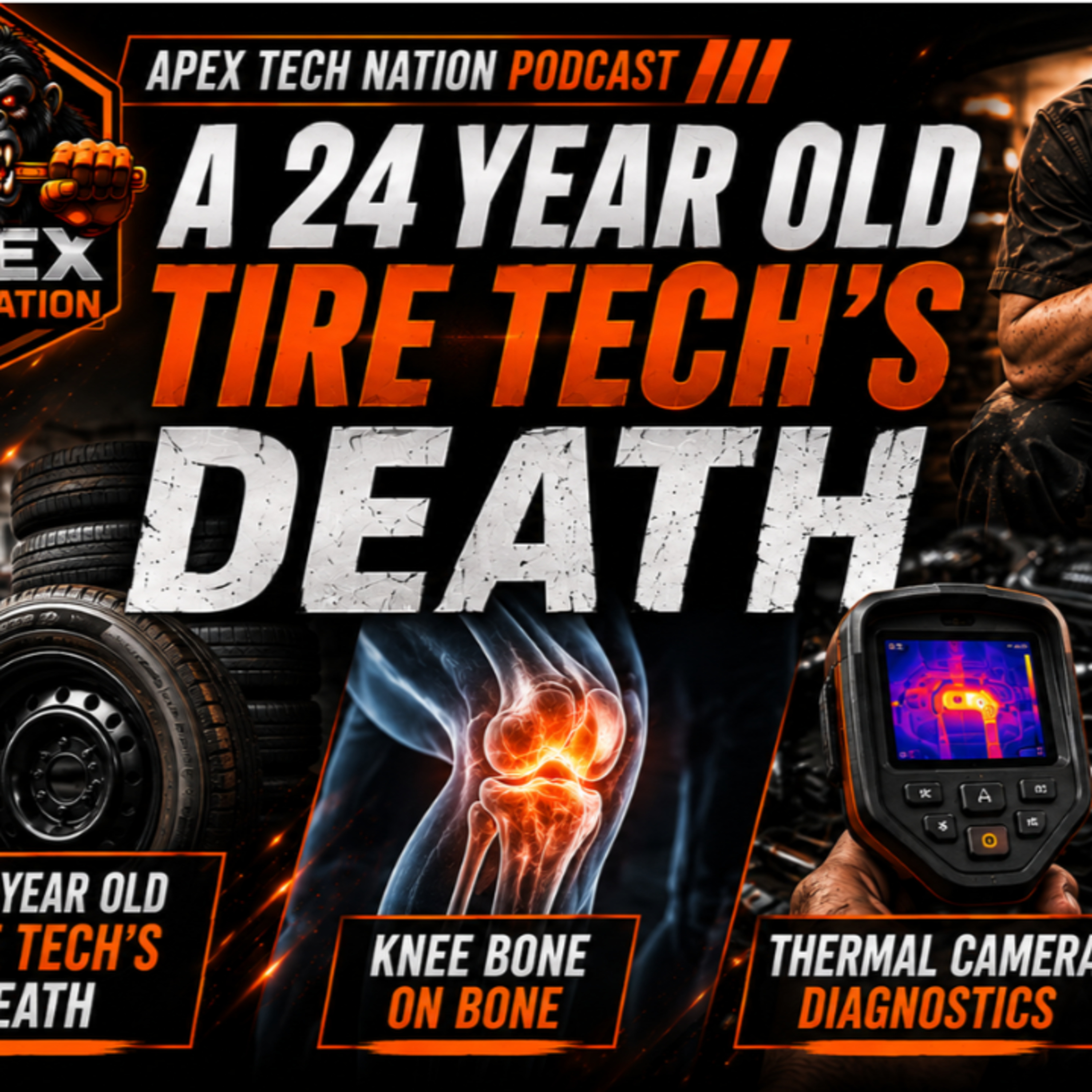 Episode 6: A 24-Year-Old Tire Tech's Death, Bone-on-Bone Knees , Thermal Cameras & Failures in the Field episode artwork
