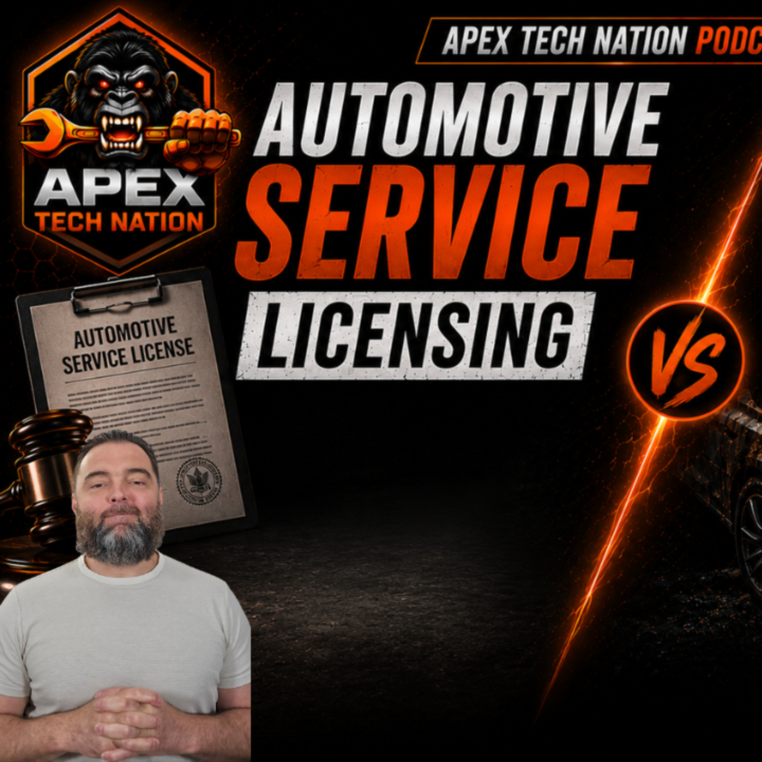 Episode 7: Should Techs Be Licensed? + The Car Fire Nobody's Talking About episode artwork