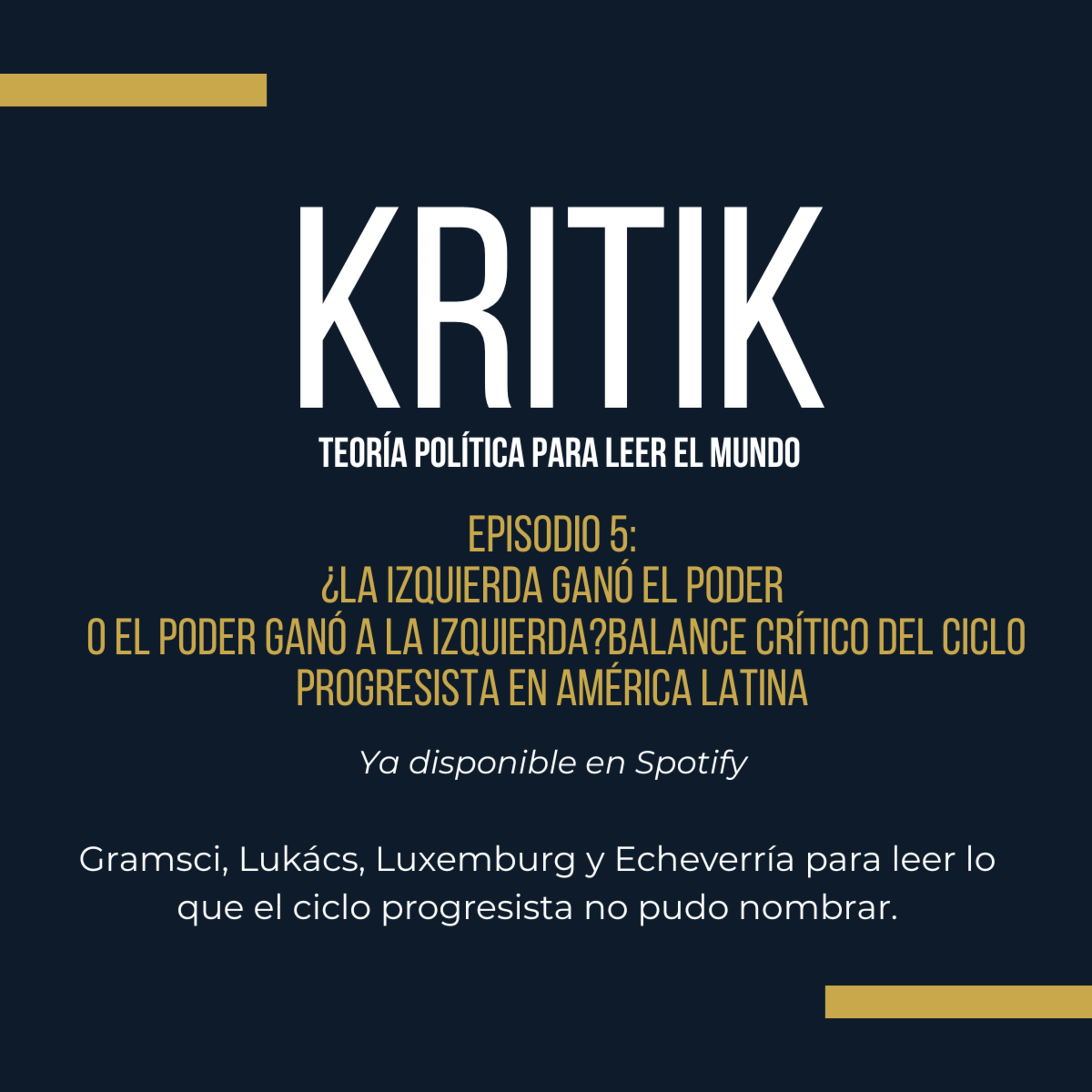 Portada de Kritik — Teoría política para leer el mundo
