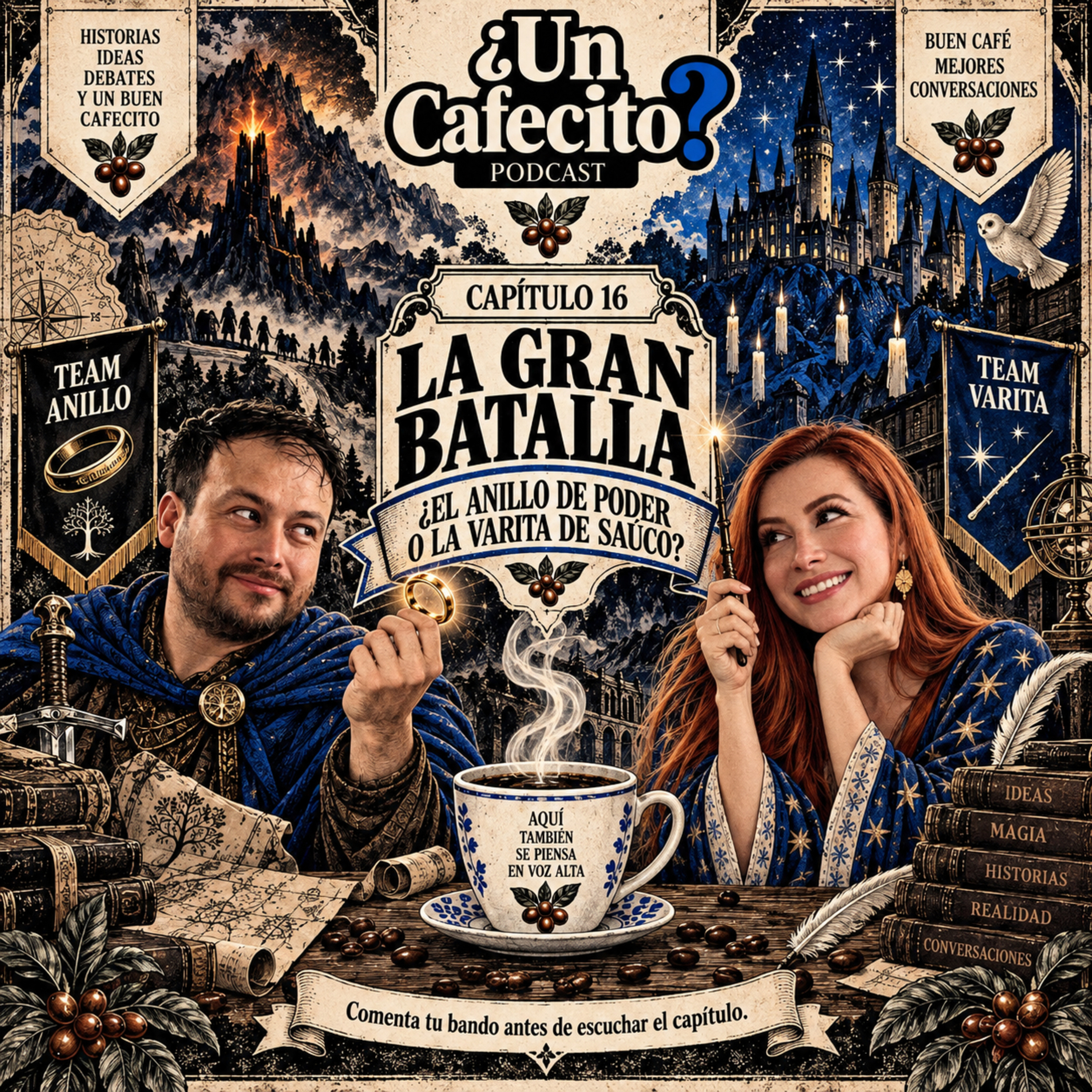 Portada de ¿Un cafecito? Podcast