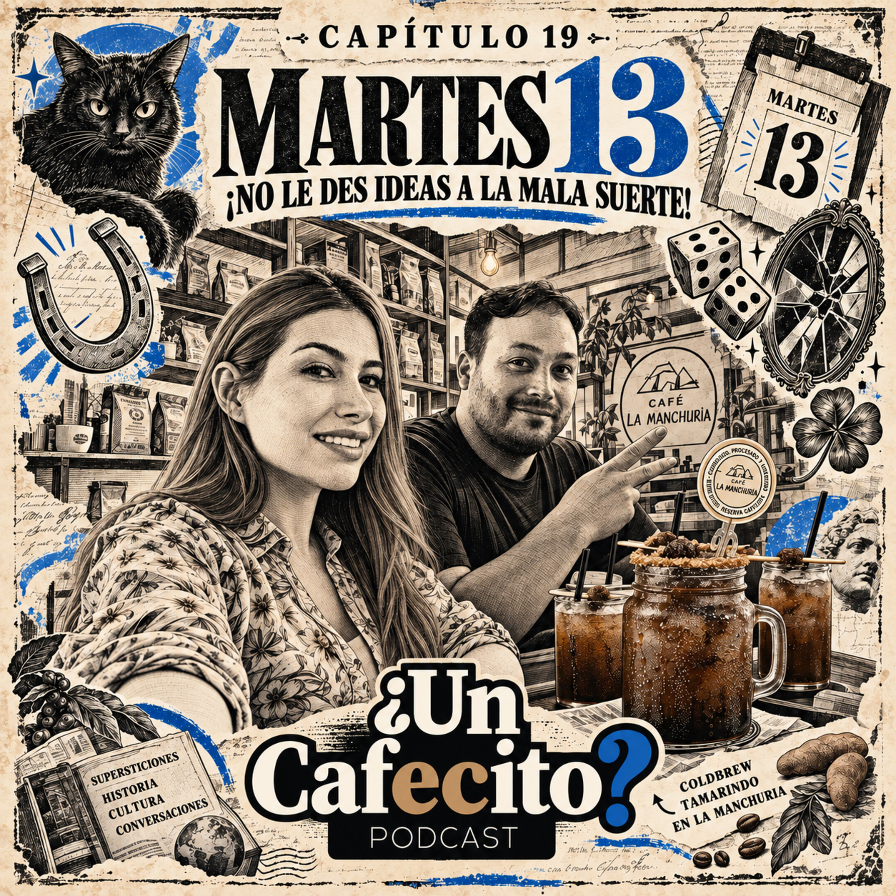 Portada de ¿Un cafecito? Podcast
