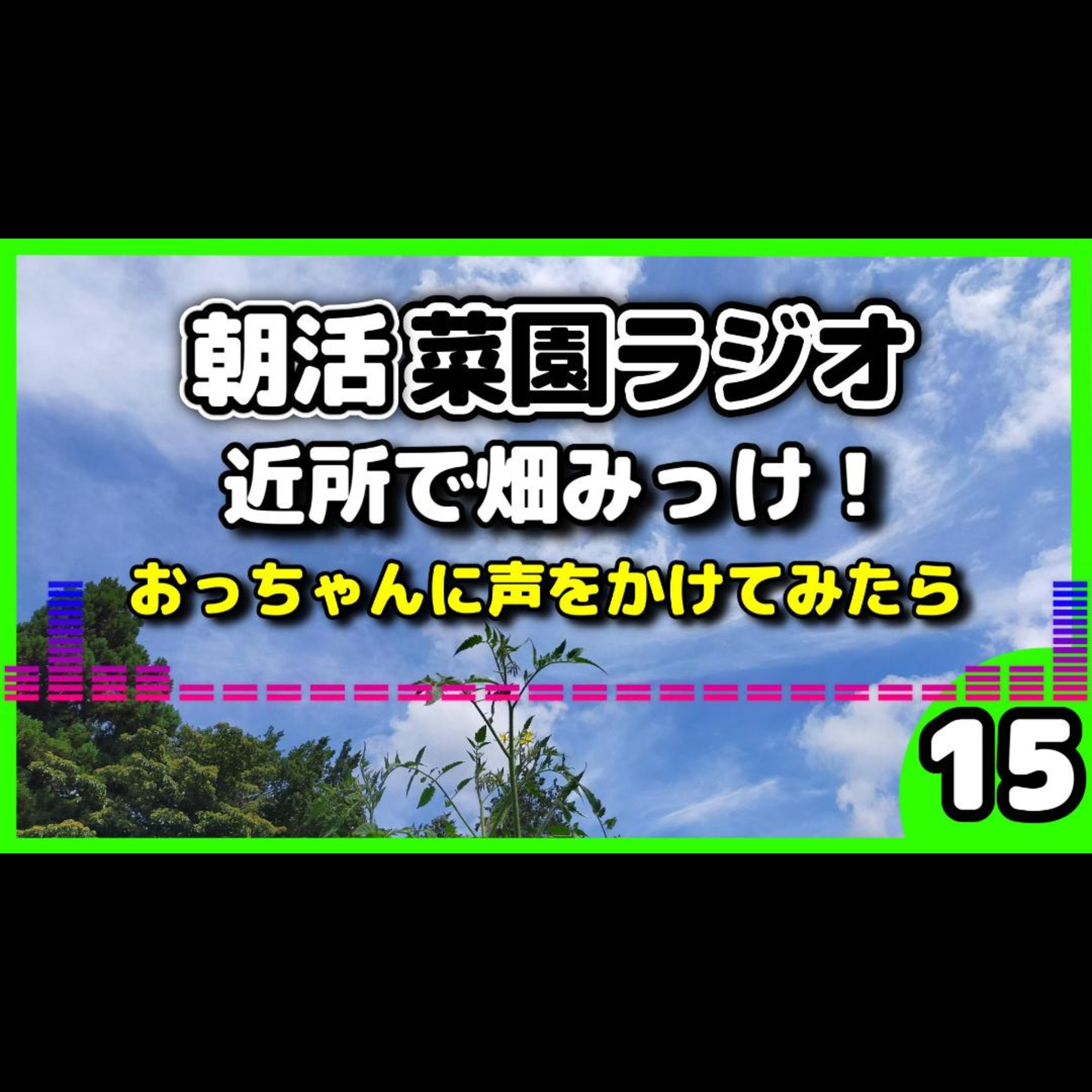 朝ウォーキングのコースを変えて畑を見つけ、おっちゃんに声かけてみた【朝活菜園ラジオ】 episode artwork