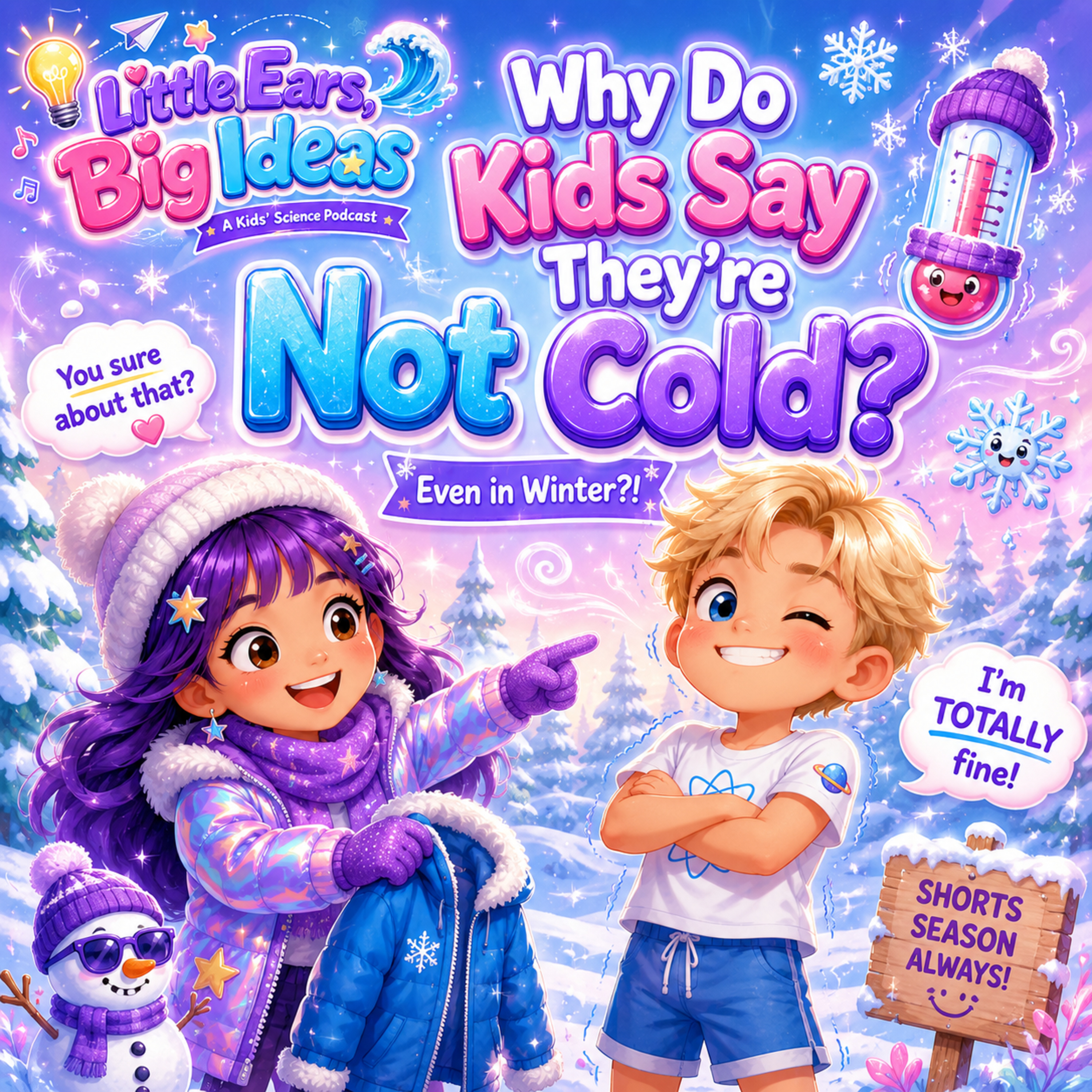Special Episode. Why do kids always say they're not cold? episode artwork