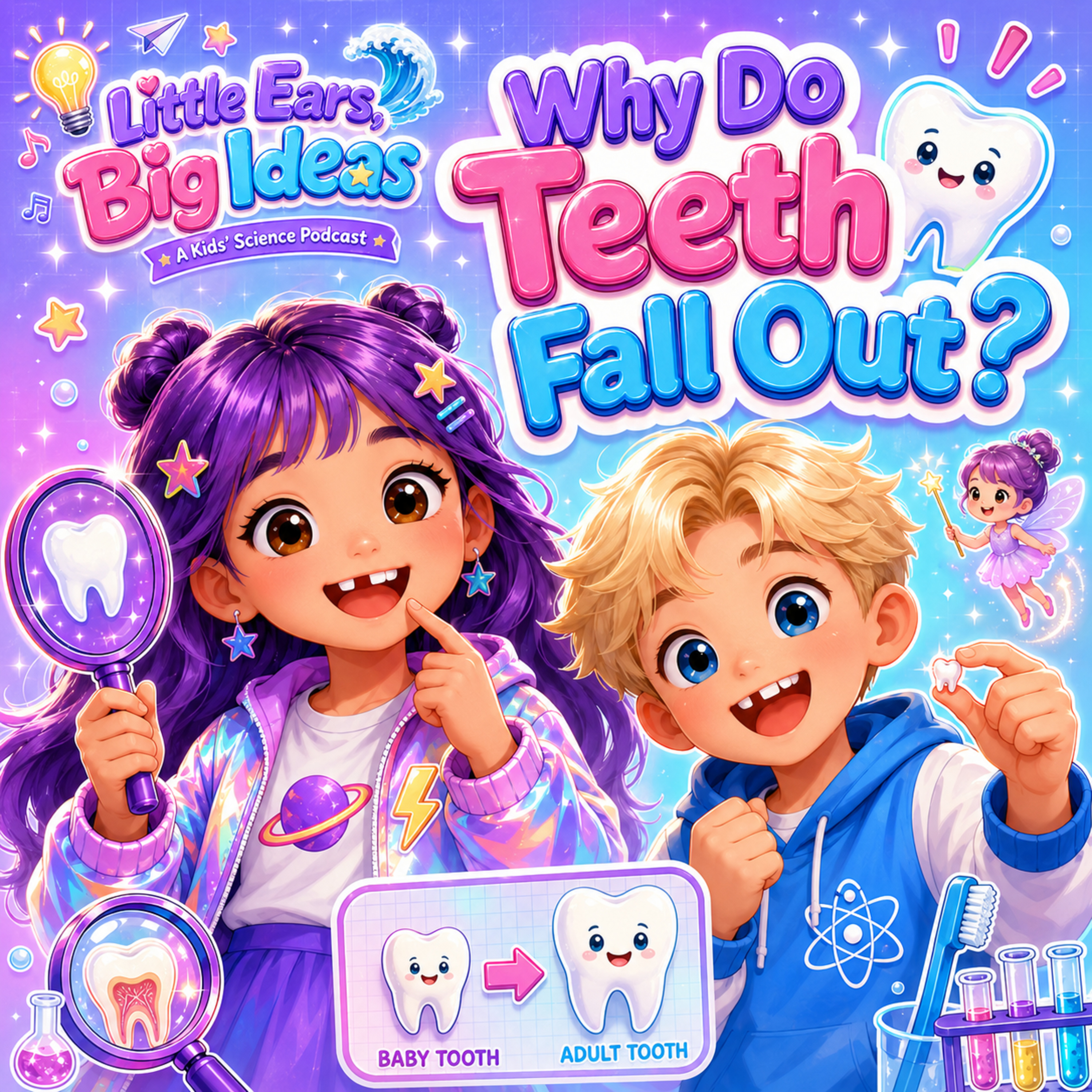 Ep14. Why do kids’ teeth fall out? episode artwork