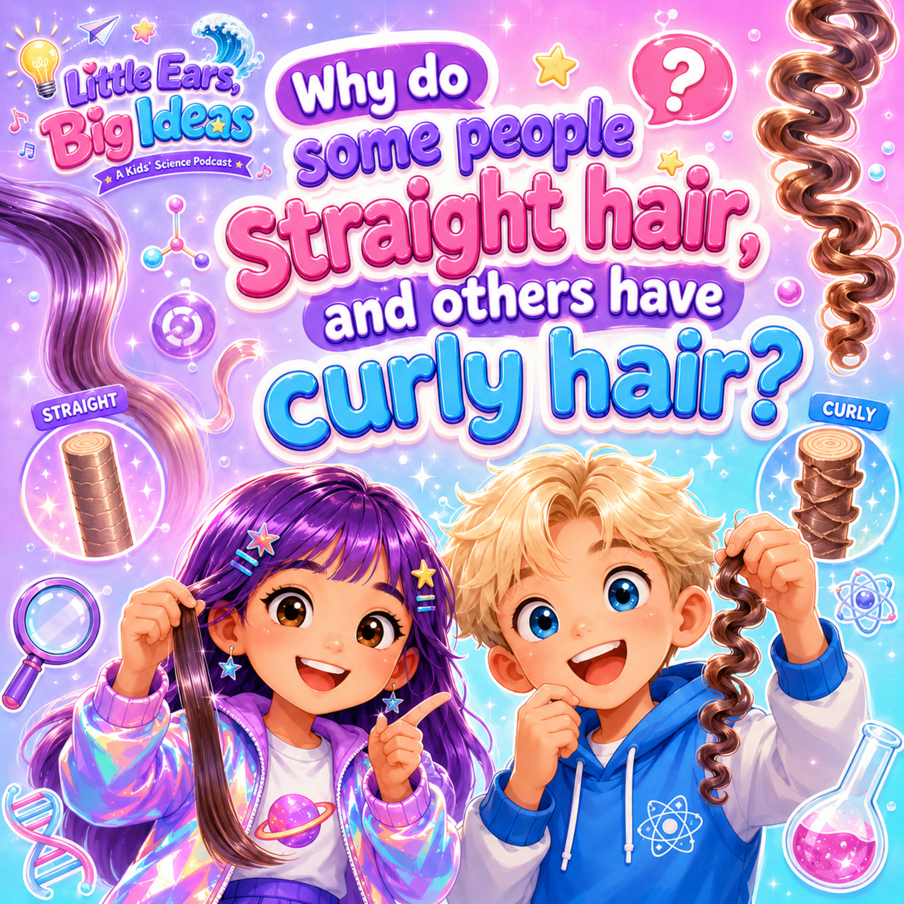 Ep15. Why some people have straight hair and others have curly hair? episode artwork