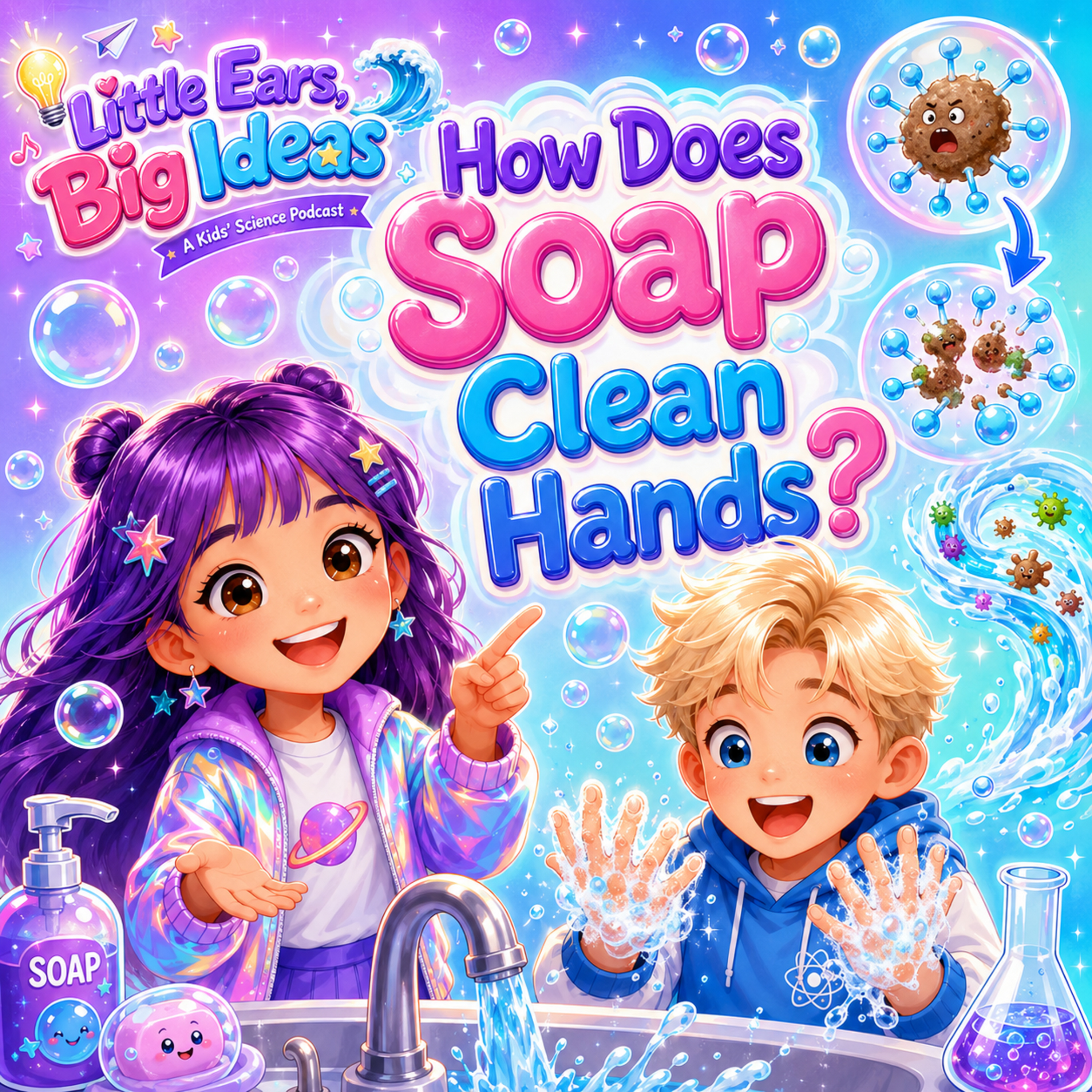 Ep19. How does soap clean hands? episode artwork