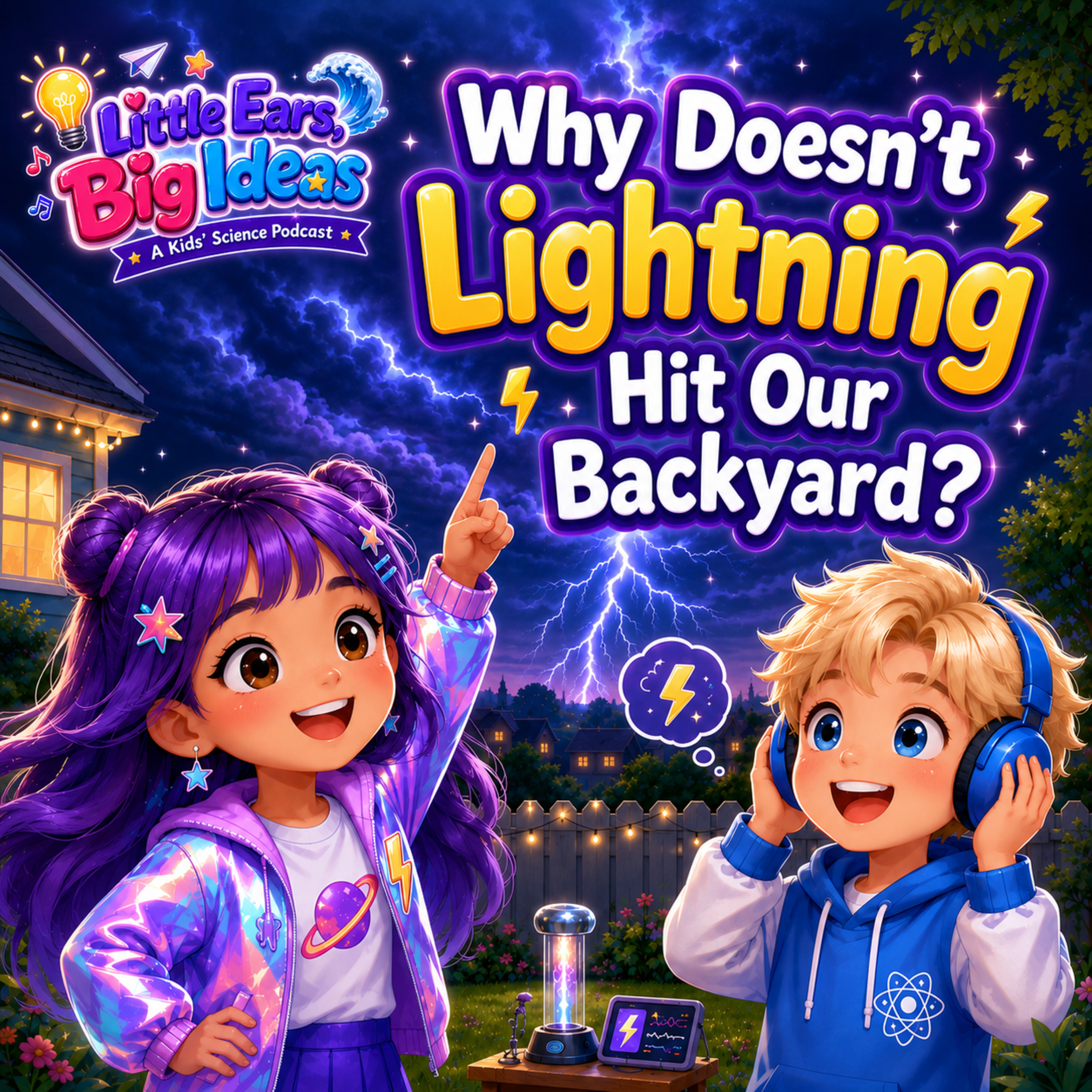 Ep18. Why can we see lightning, but it does not smash our backyard? episode artwork