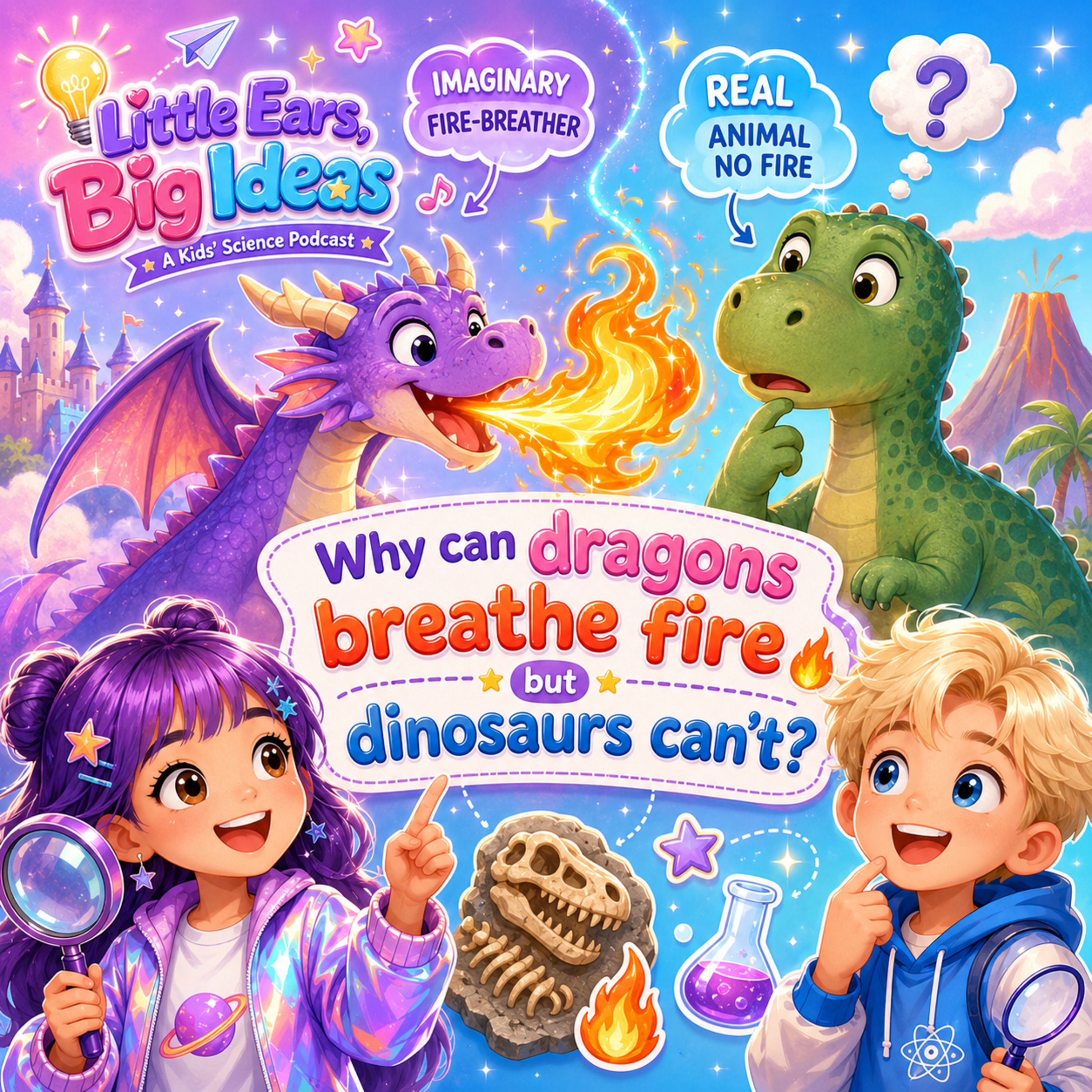 Ep24. Why can dragons breathe file but dinosaurs can't? episode artwork