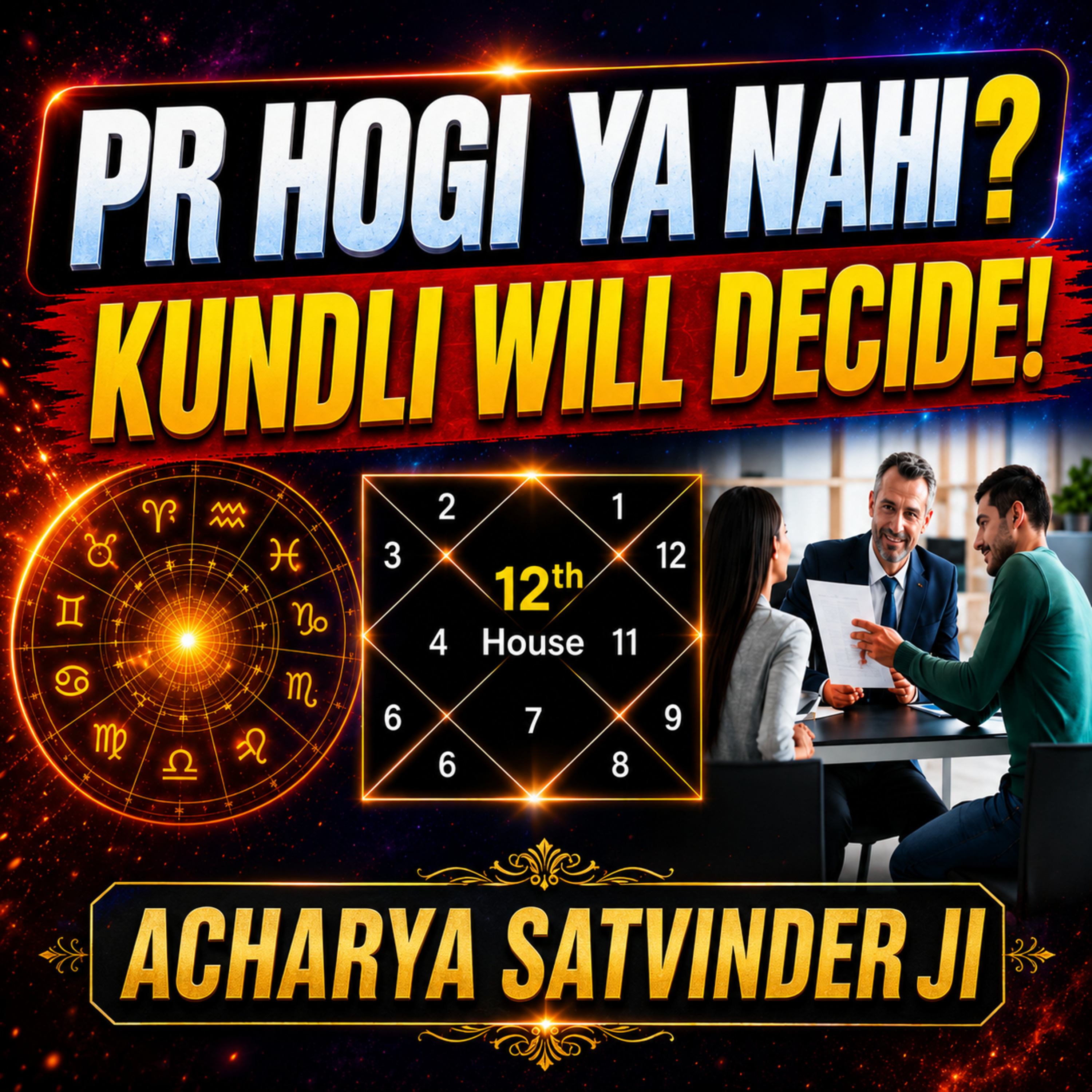 Ki tuhadi Kundli ‘ch foreign settlement yog hai? | Acharya Satvinder Ji episode artwork