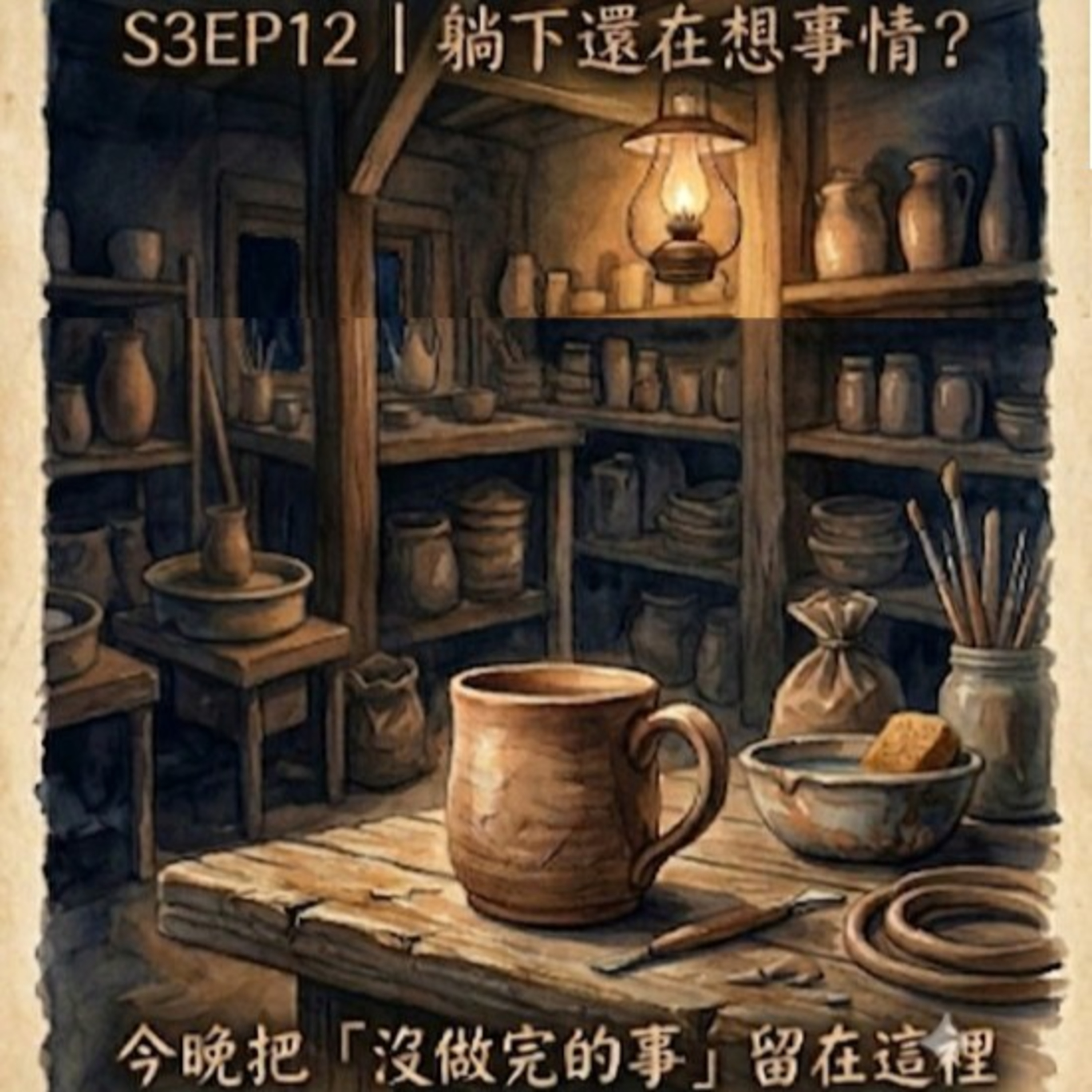 S3EP12 | 睡前的清空儀式:把沒做完的事,留在陶藝坊的木架上 episode artwork