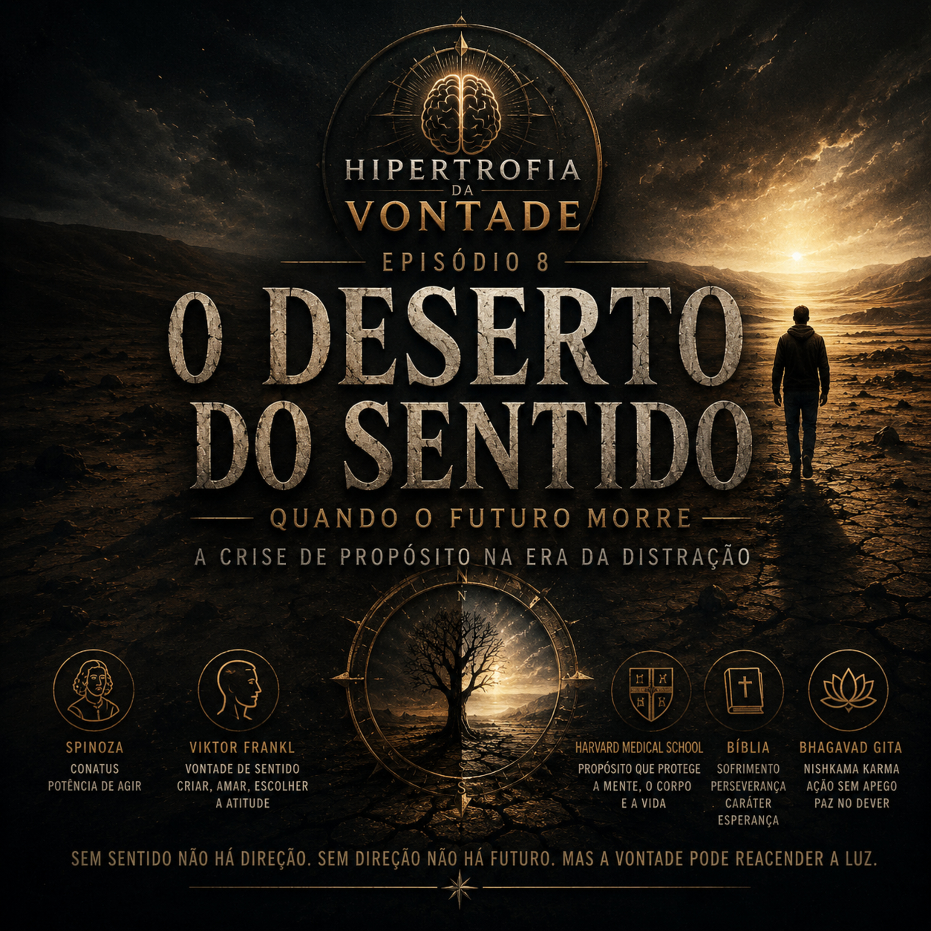 O DESERTO DO SENTIDO - Quando o Futuro Morre: A Crise de Propósito na Era da Distração - Episódio 8 - Temporada 1