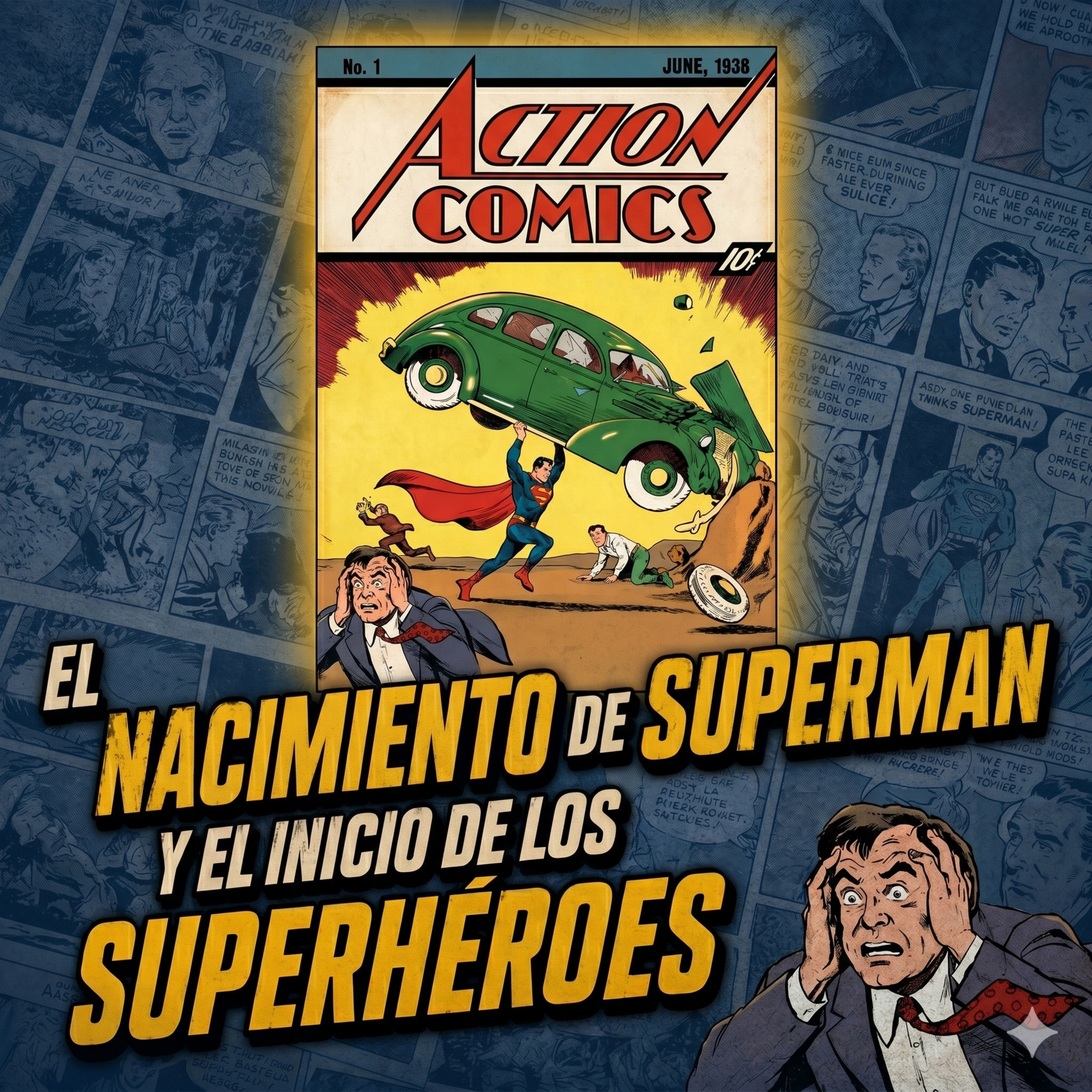 1. El nacimiento de Superman y el inicio de los superhéroes episode artwork
