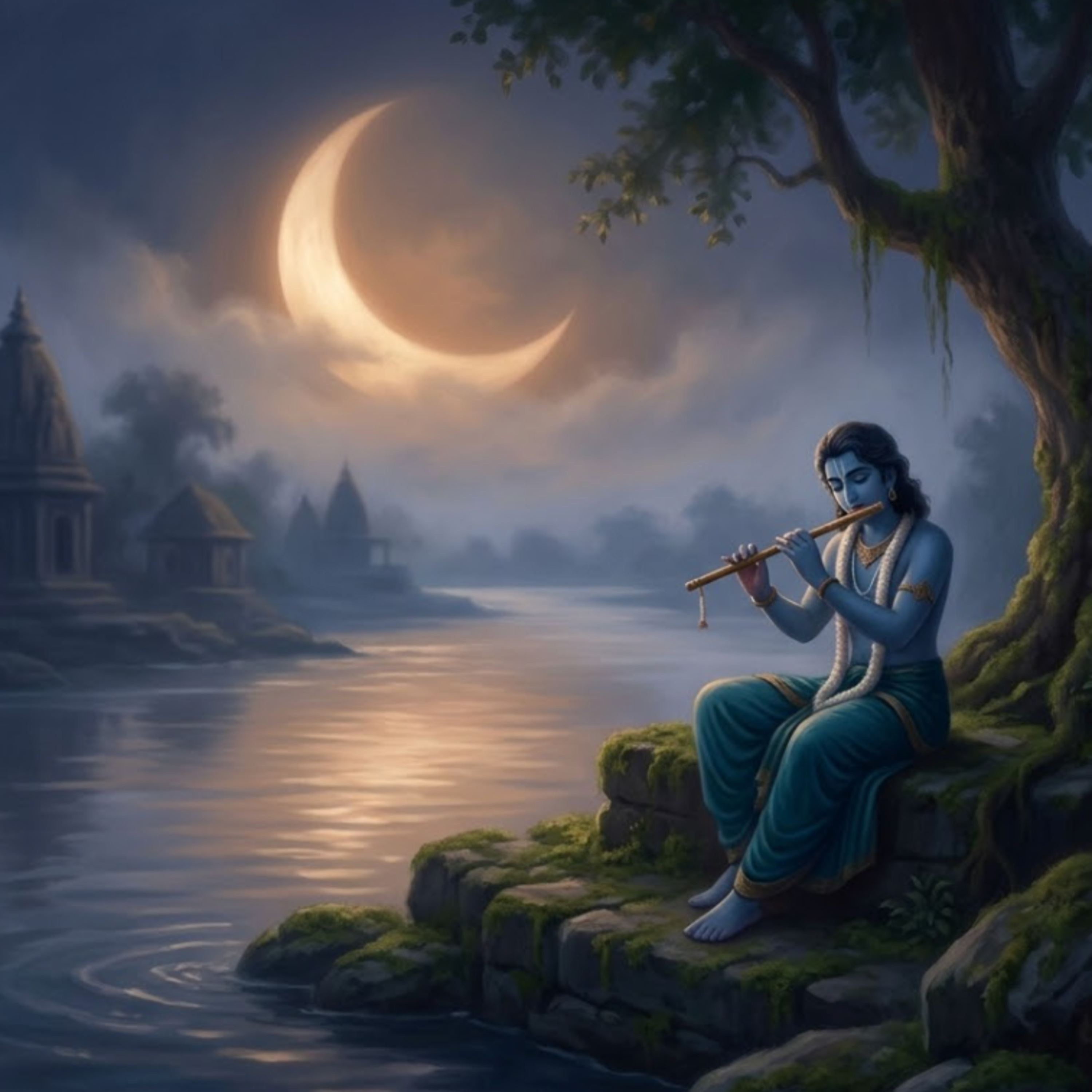 Krishna und der Fluss Yamuna – Flötenklang im blauen Dunkel episode artwork