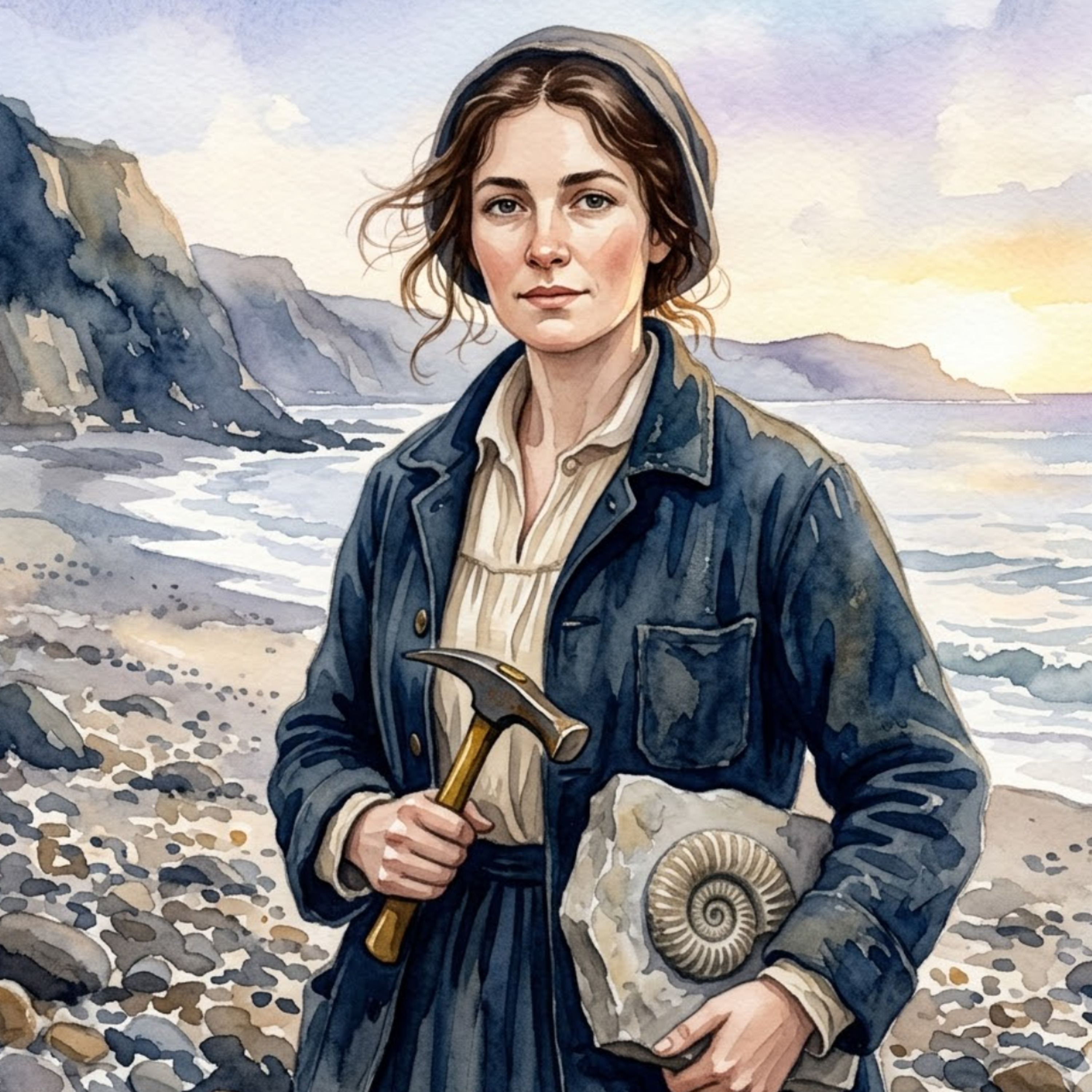 Mary Anning – La cazadora de fósiles que cambió la paleontología | Biografía para dormir episode artwork