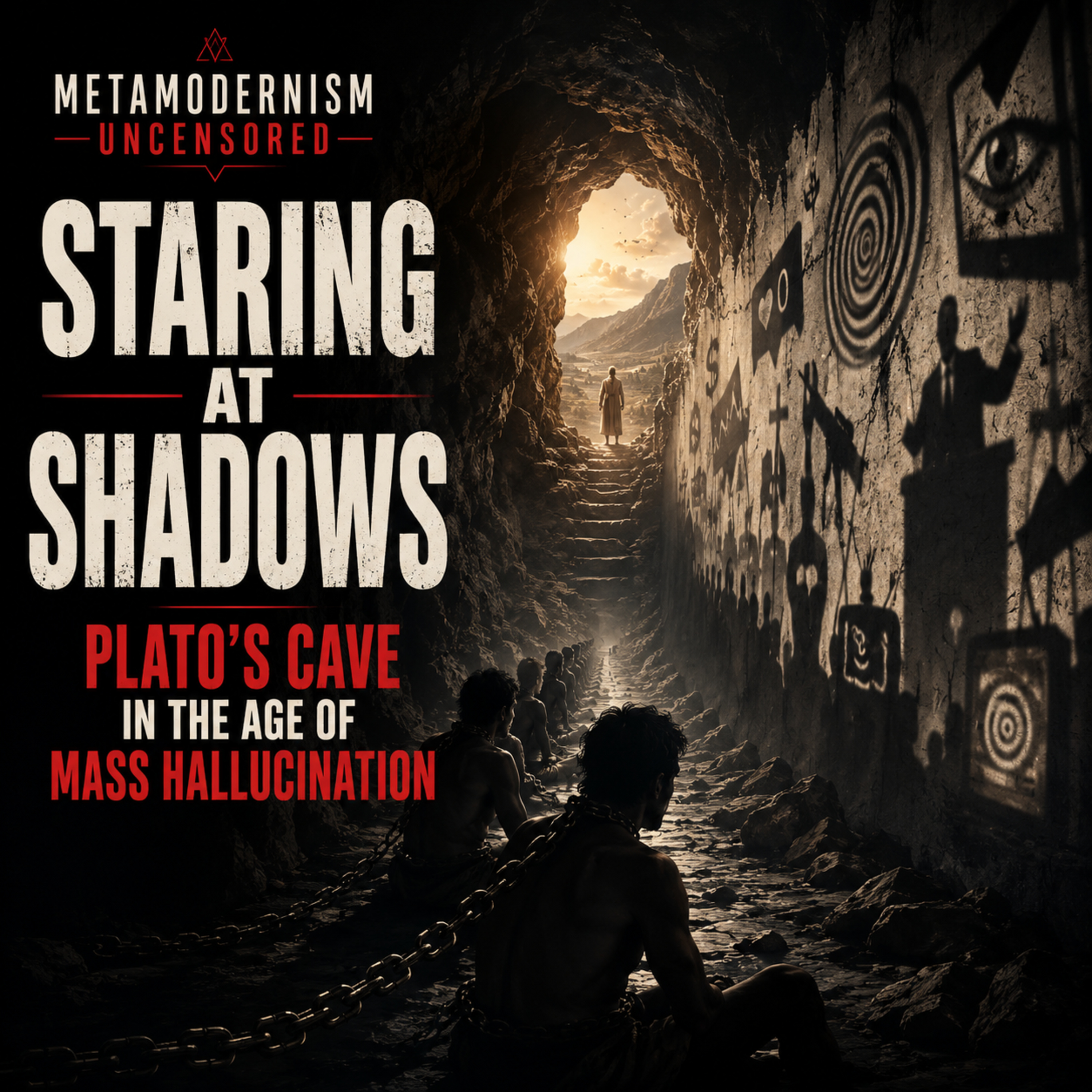 Staring at Shadows: Plato’s Cave in the Age of Mass Hallucination episode artwork