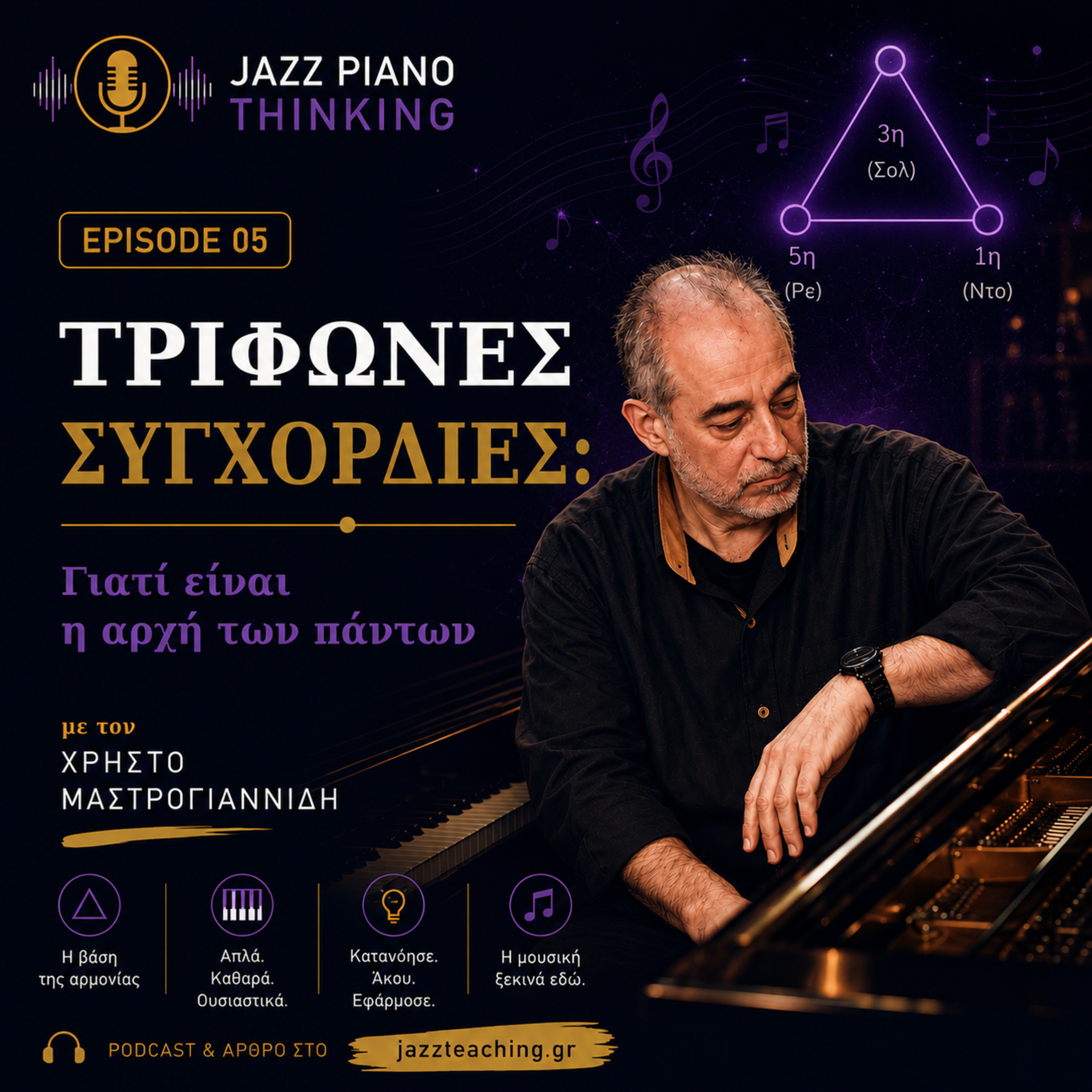 Τρίφωνες Συγχορδίες: Γιατί είναι η αρχή των πάντων στη Jazz