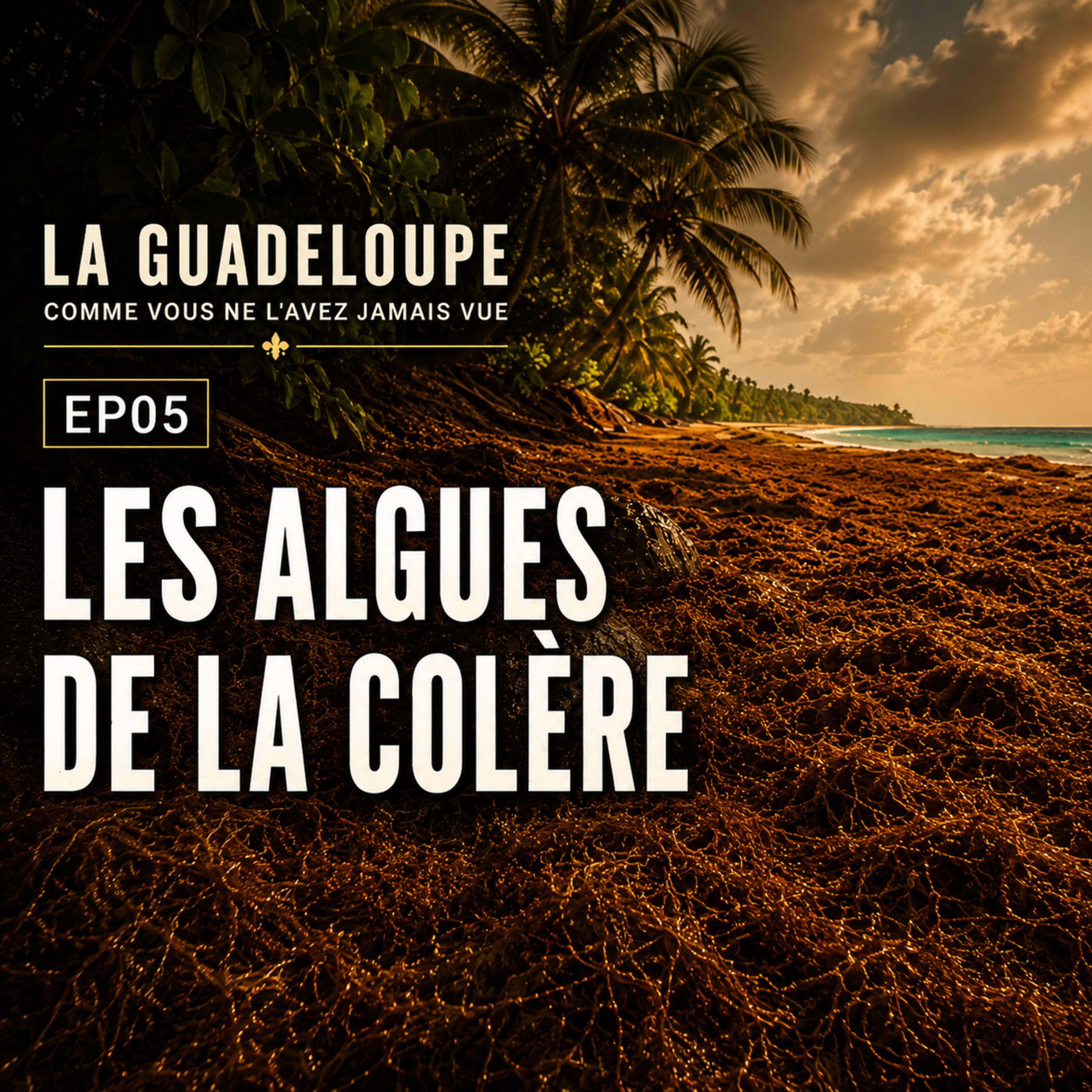 EP05_S1 - Les Algues de la colère — Les sargasses envahissent la Guadeloupe, et la France regarde ailleurs episode artwork