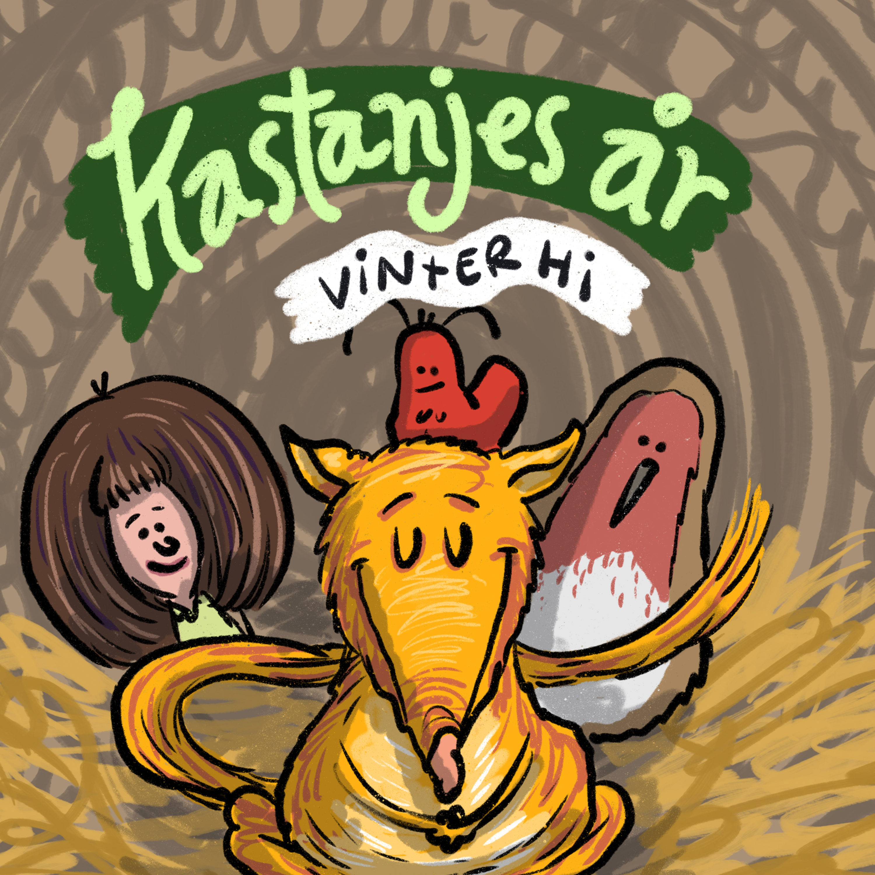 Kastanje Går i Vinterhi