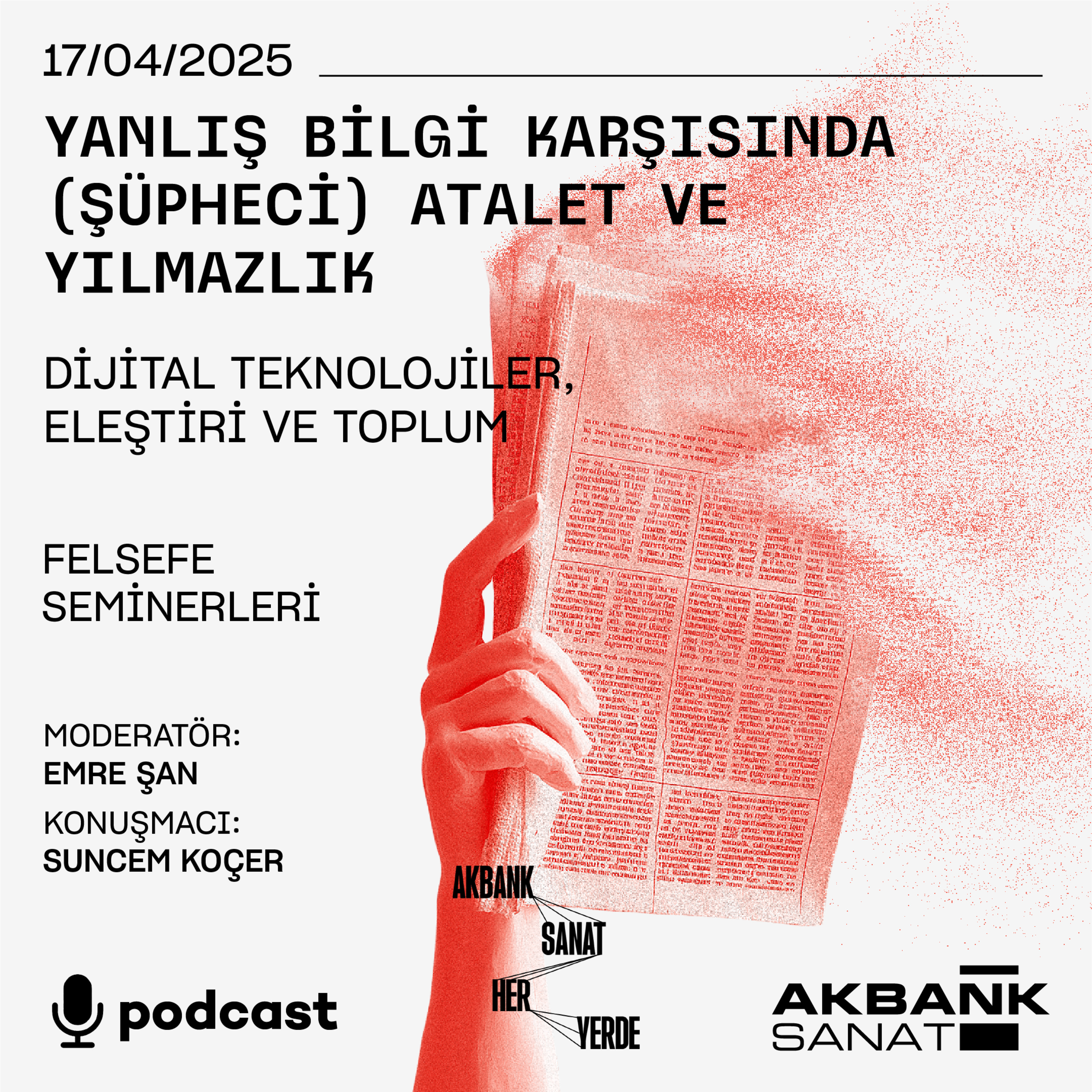  Seminerleri - Dijital Teknolojiler, Eleştiri ve Toplum - Suncem Koçer episode artwork