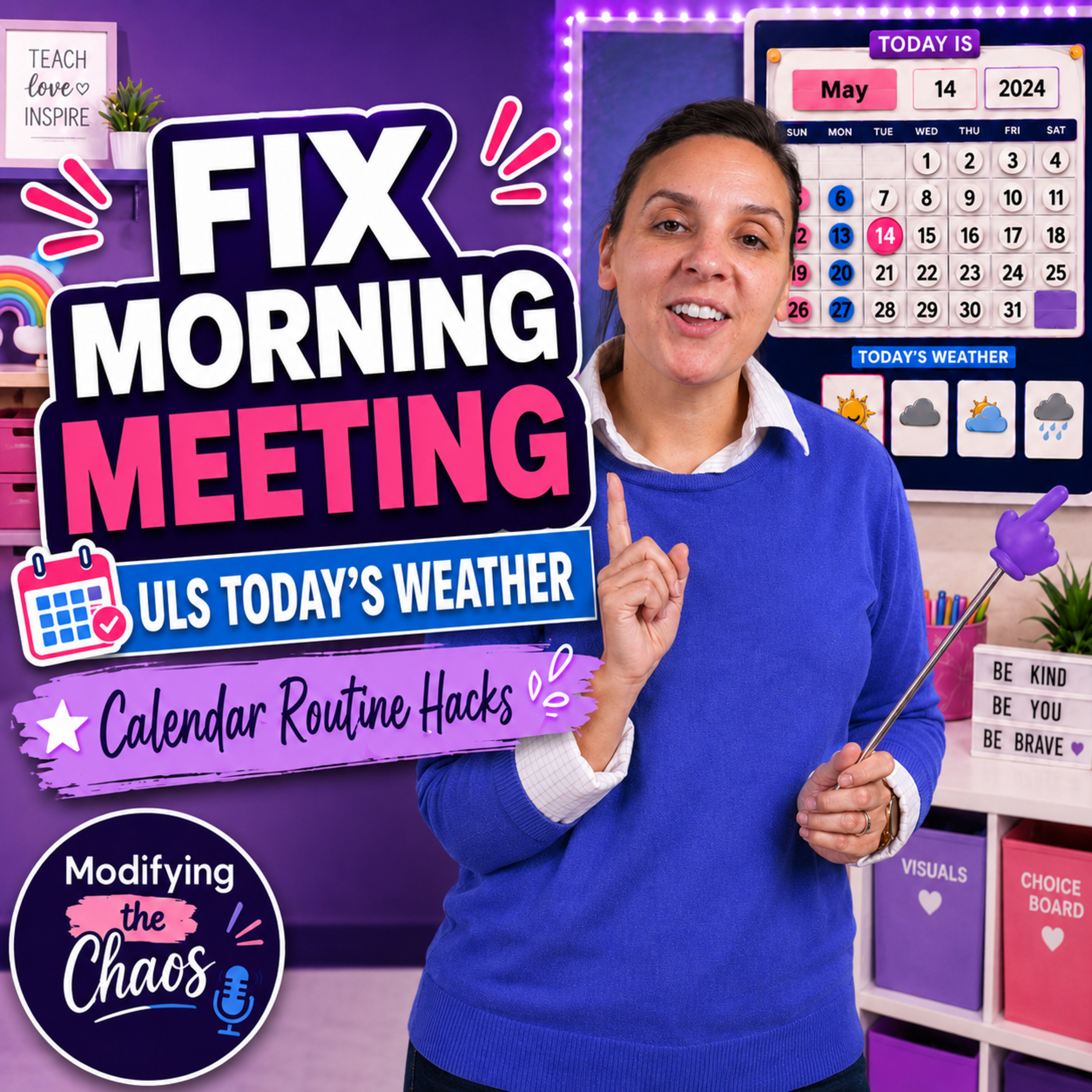 How to Fix Your Special Ed Morning Meeting Using ULS Today’s Weather episode artwork