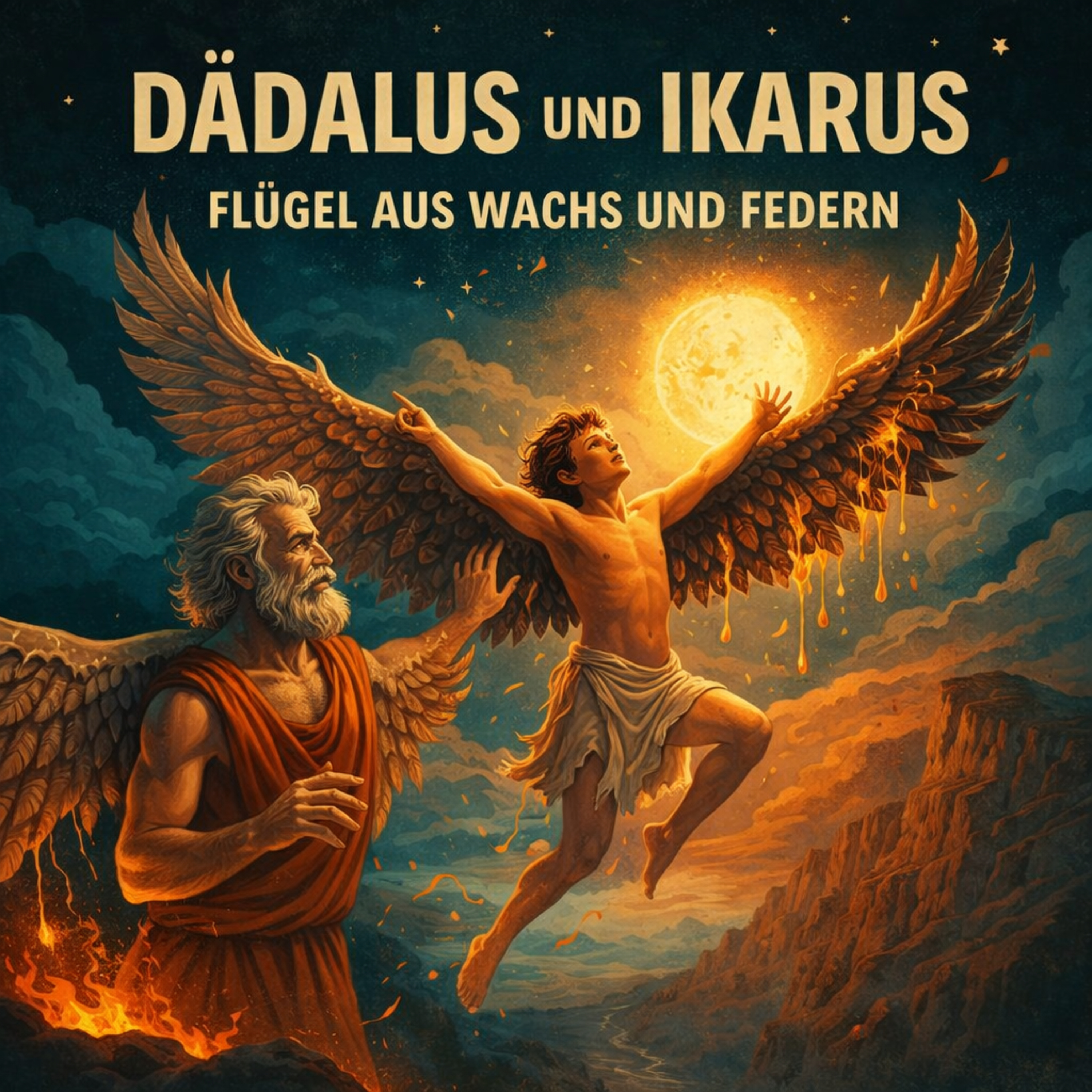 Dädalus und Ikarus – Flügel aus Wachs und Federn