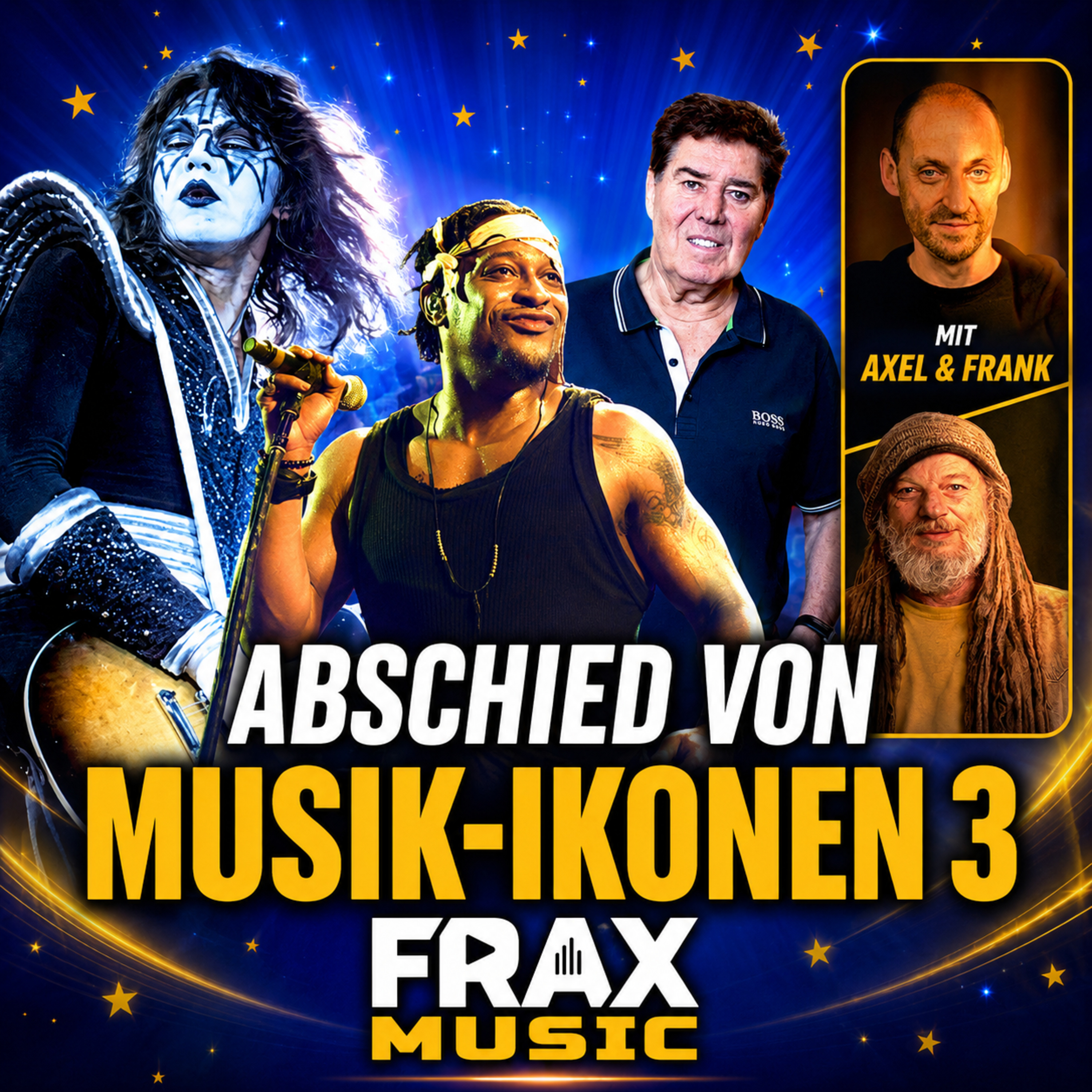 Musik-Legenden gestorben 2025 Teil 3 - Jack White, Ace Frehley (Kiss), D‘Angelo | FRAXMusic #7 episode artwork