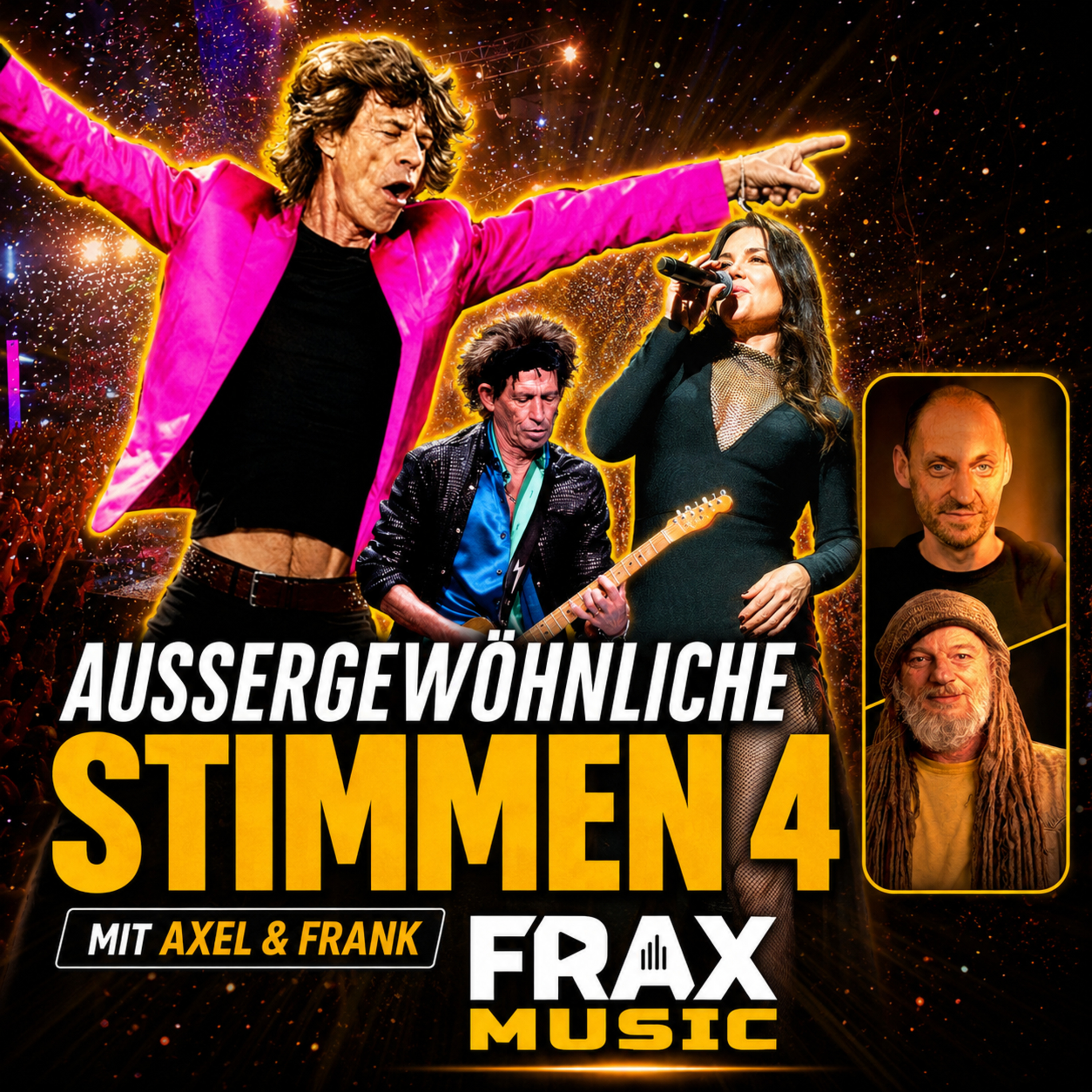 Diese Stimmen sind unverwechselbar – Mick Jagger, Rammstein & Vanessa Amorosi | FRAX Music 15 episode artwork
