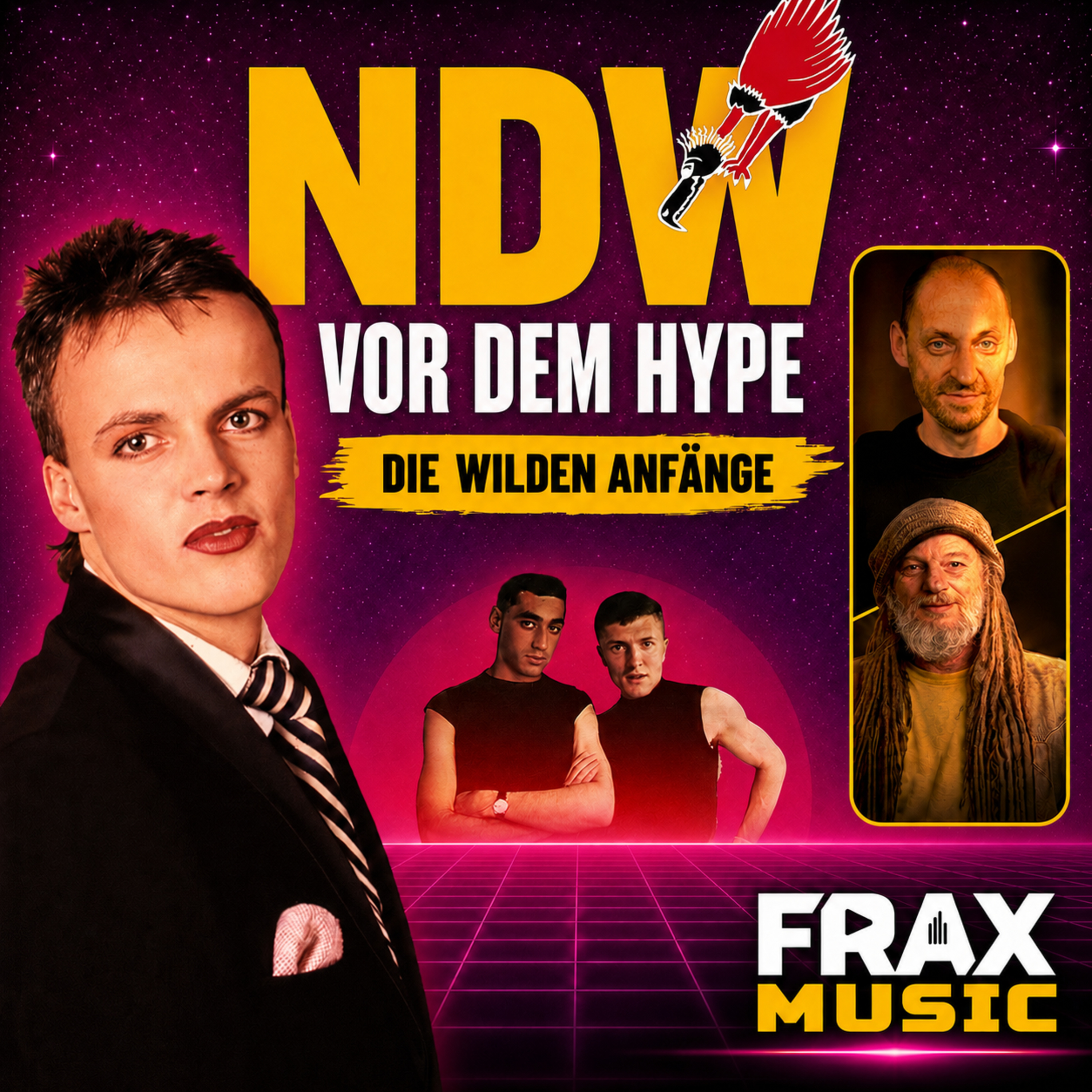 Die wilde Zeit der NDW – Es geht voran! - Grauzone, Hubert Kah, Geier Sturzflug | FRAX Music 17 episode artwork