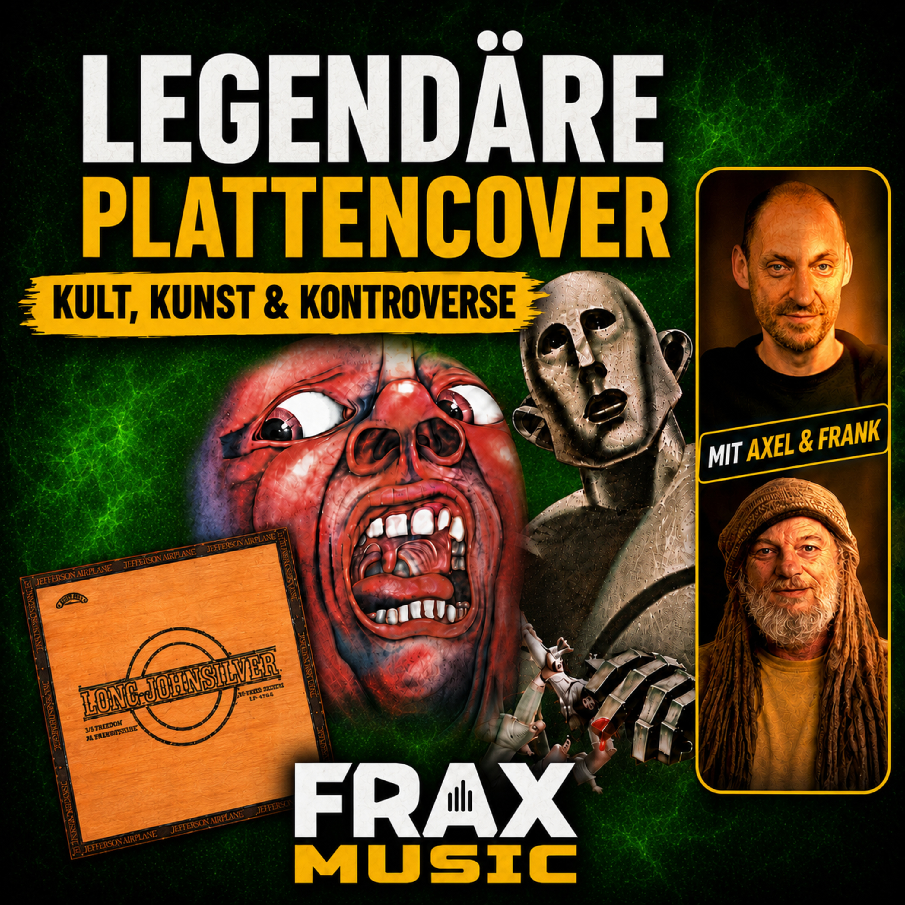 Diese Plattencover vergisst man nie – Queen, King Crimson,Ideal & Jefferson Airplane | FRAX Music 19 episode artwork