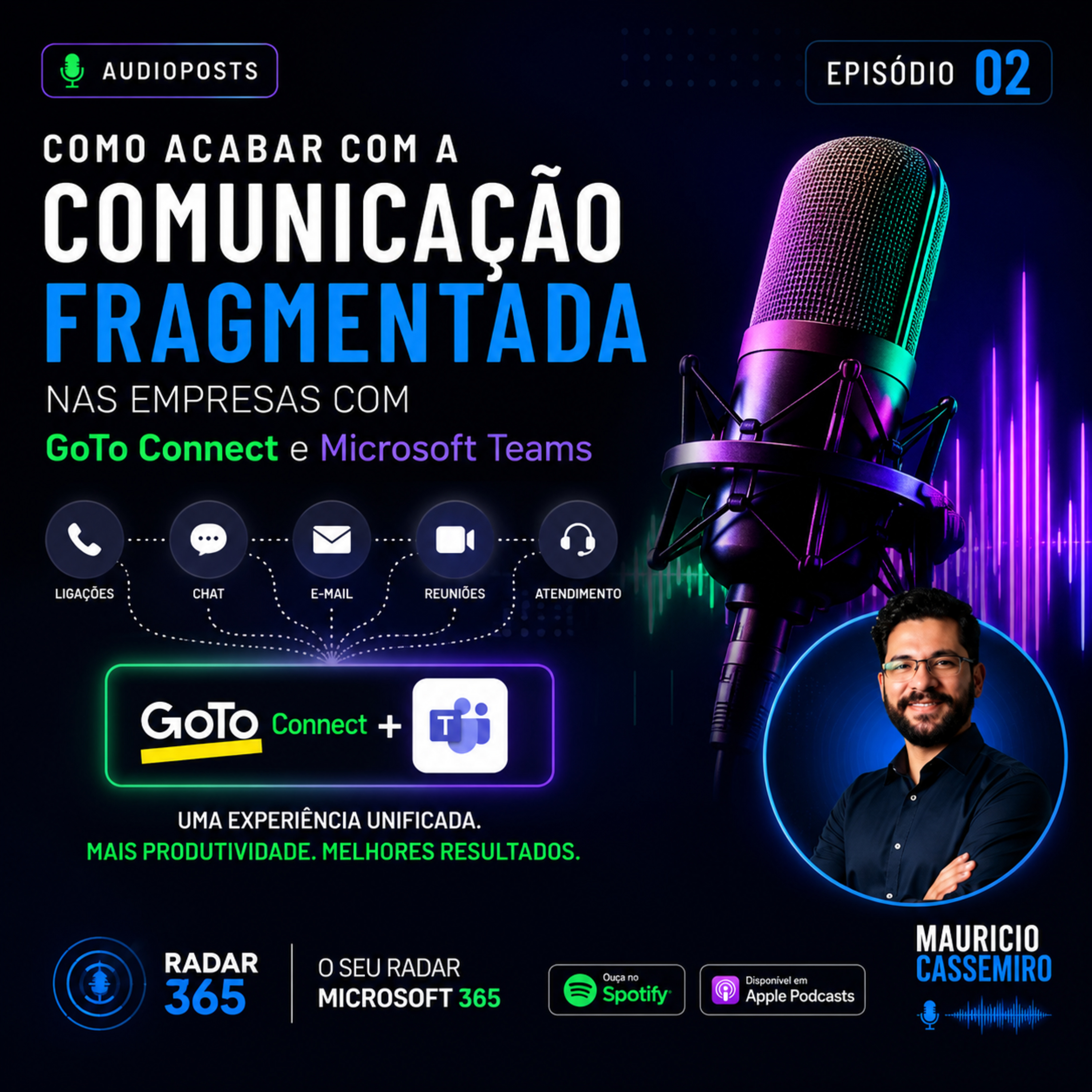 Como Acabar com a Comunicação Fragmentada nas Empresas com GoTo Connect e Microsoft Teams episode artwork