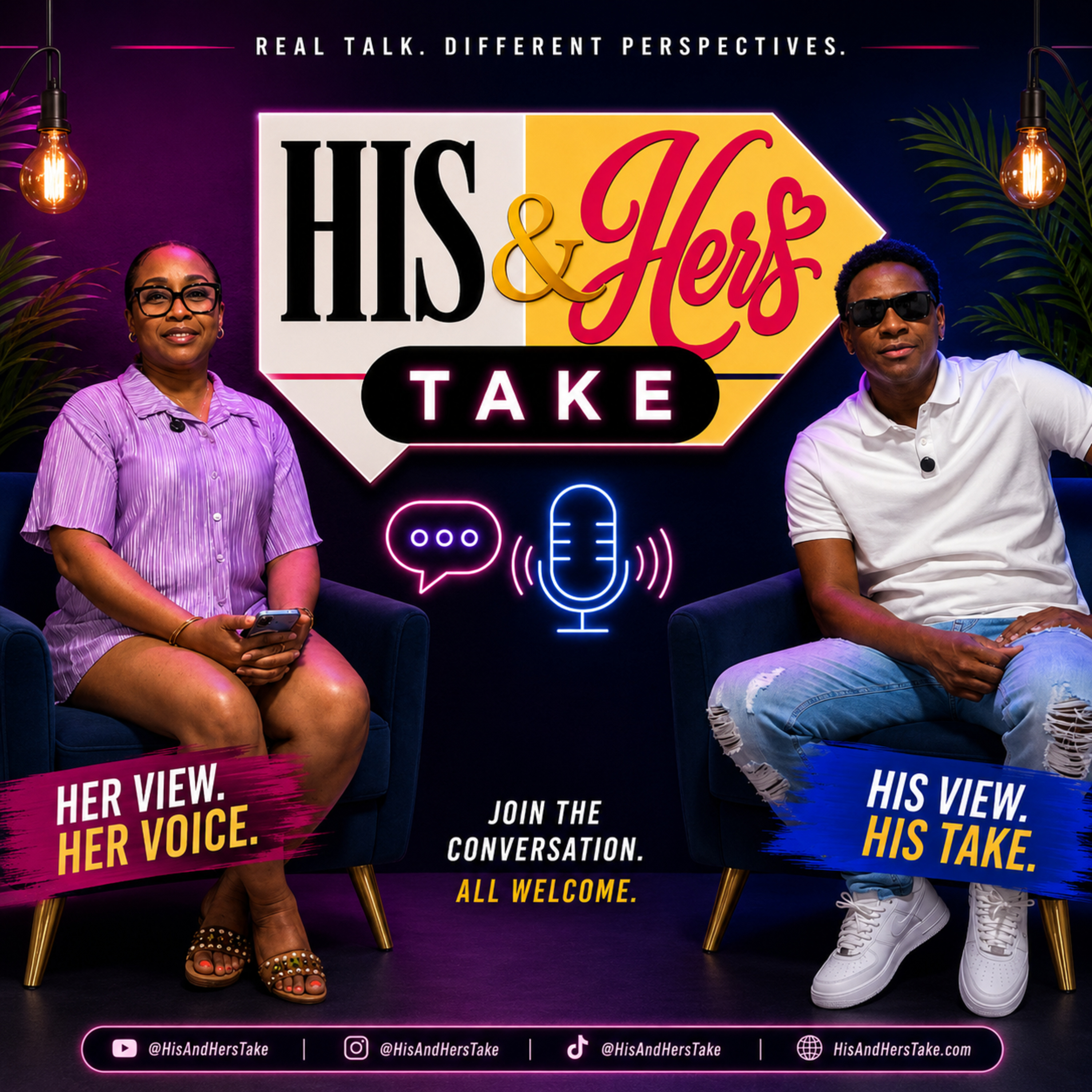 Ep.1 Who’s the real problem??? | DjFire20 & Dainty on His & Hers Take episode artwork