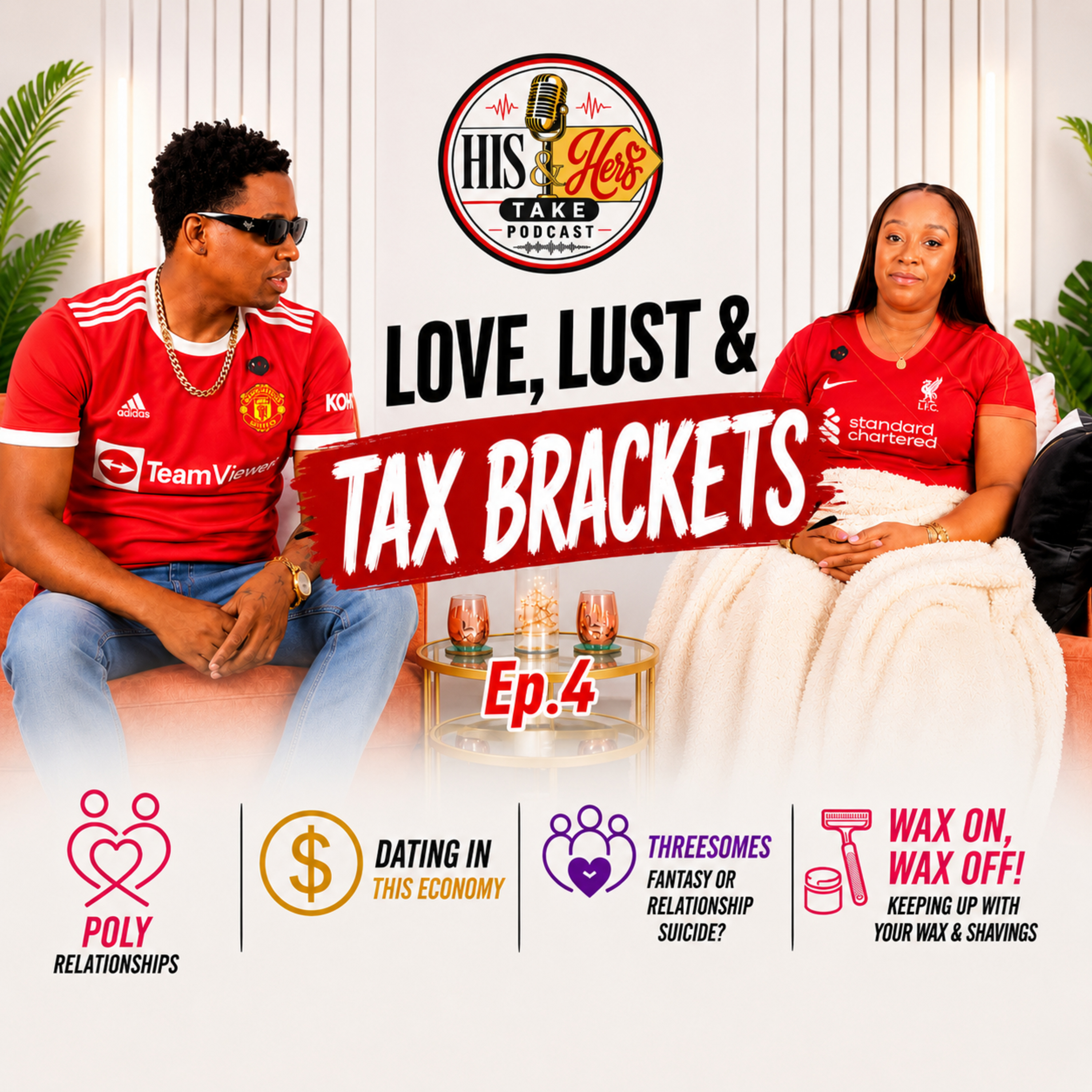 Ep.4 | Dating in This Economy Poly Relationships Waxing DjFire20 & Dainty on His & Hers Take - His & Hers Take episode artwork