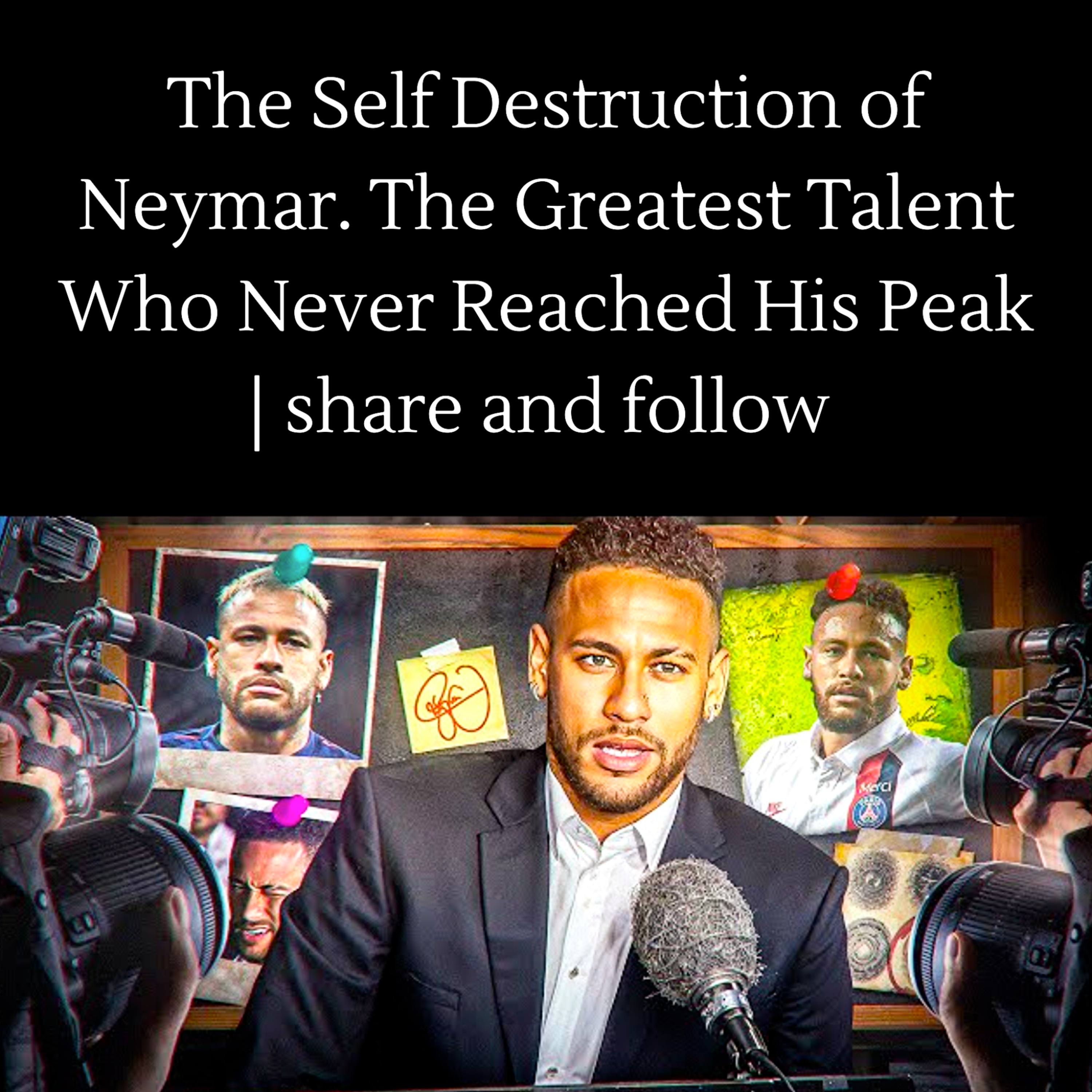 The Self Destruction of Neymar. The Greatest Talent Who Never Reached His Peak | share and follow ⚽️⚽️⚽️